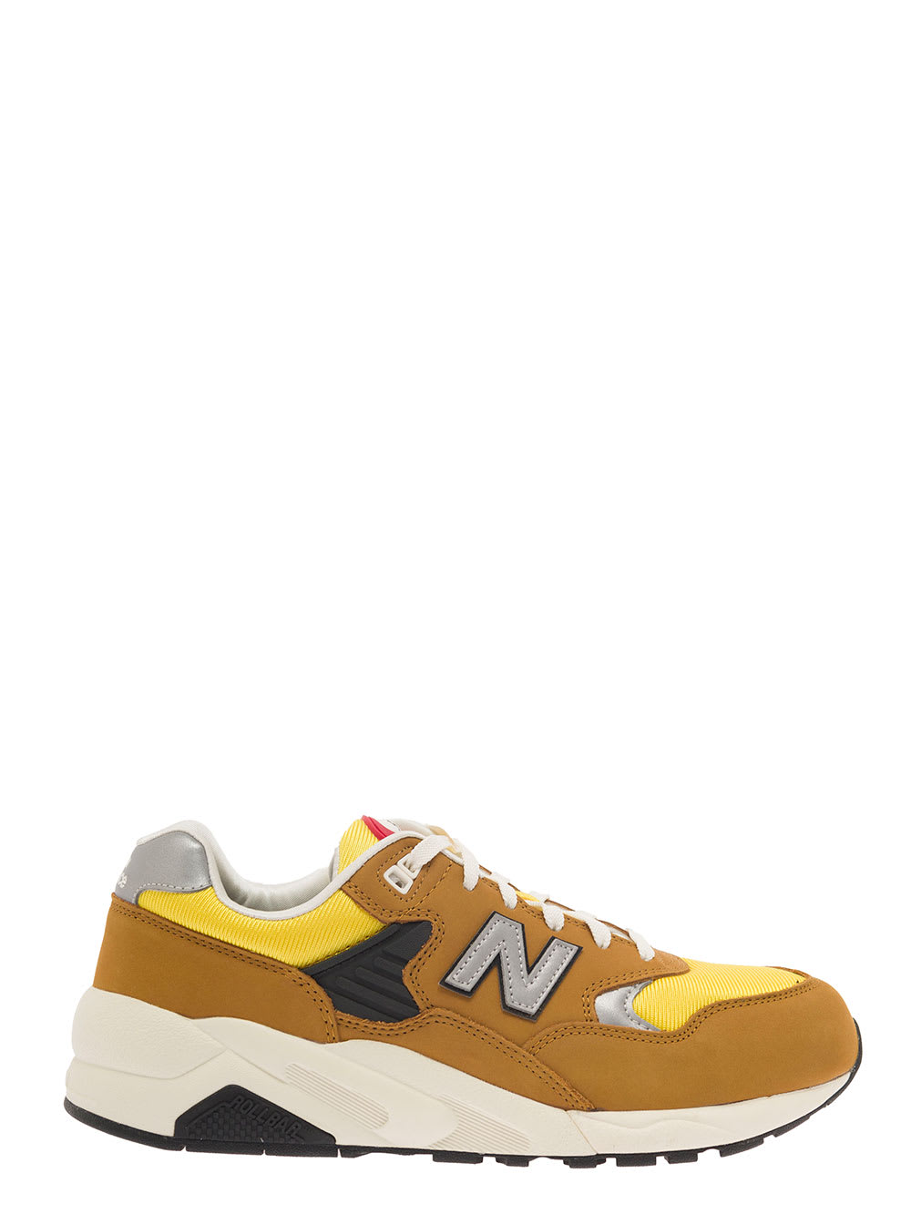 Shop New Balance Beige Low Top Sneakers With Logo In Suede Man In Brown