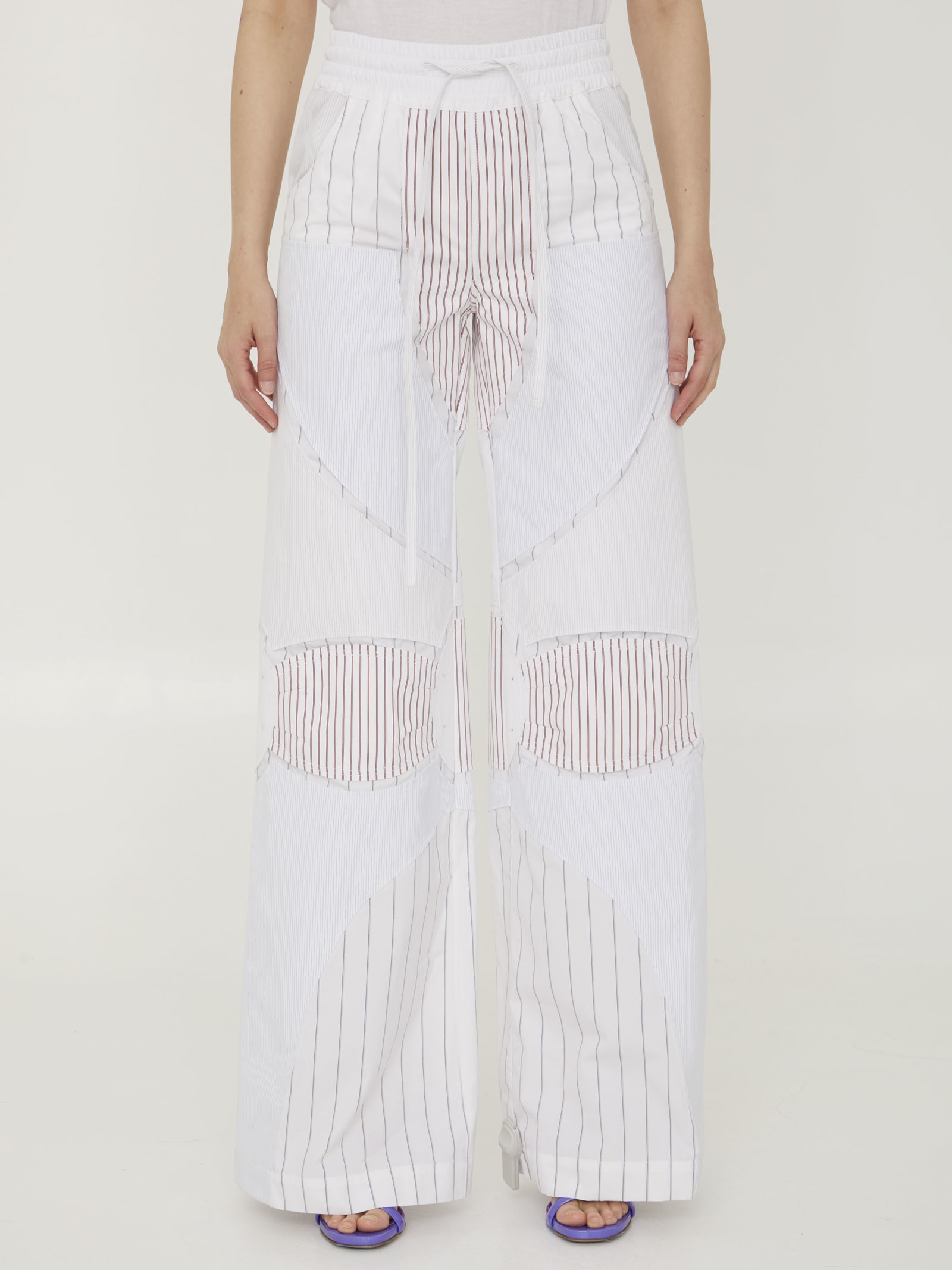 Shop Off-white Motorcycle Pants In White