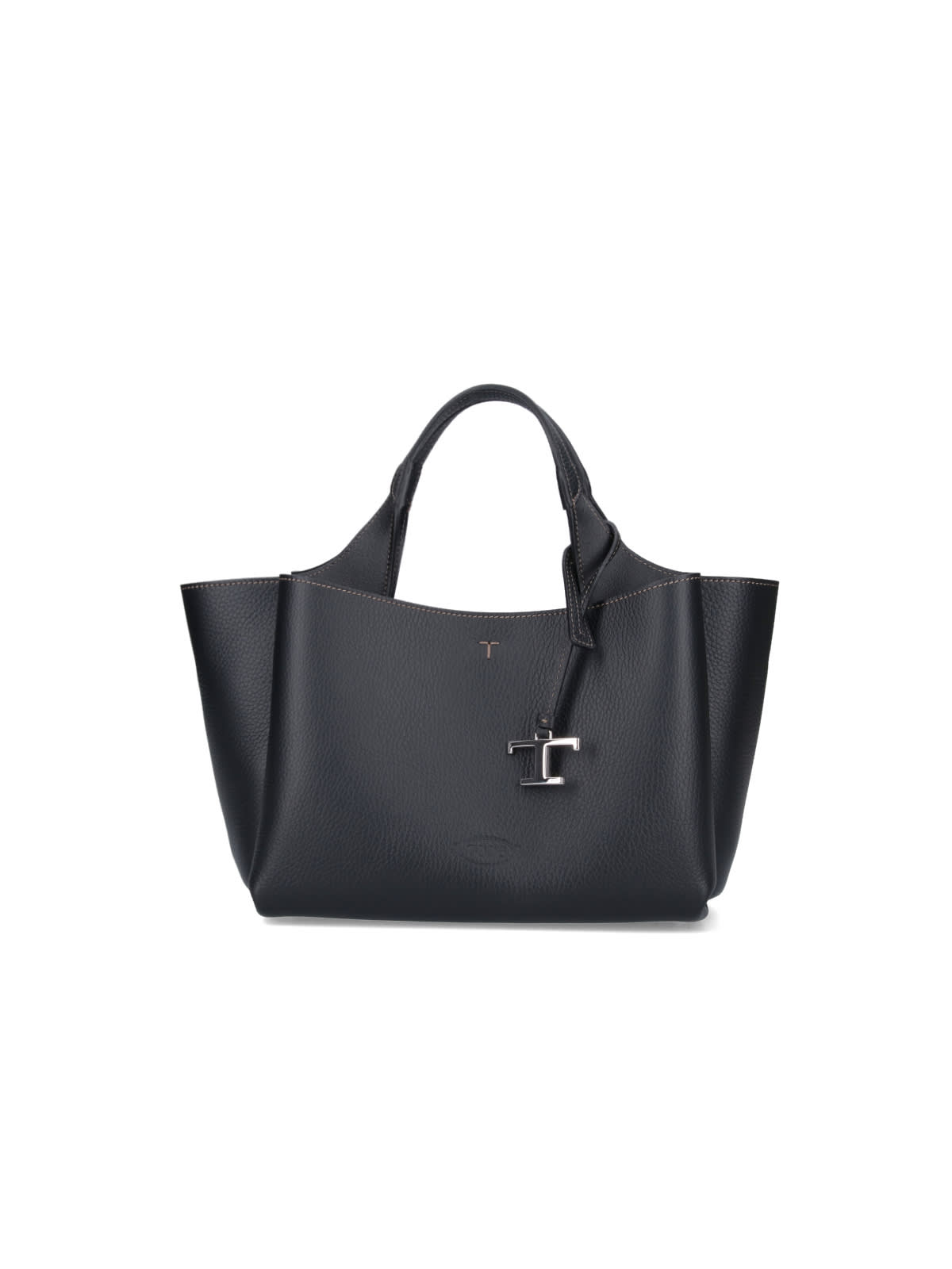 Shop Tod's Leather Mini Bag In Black