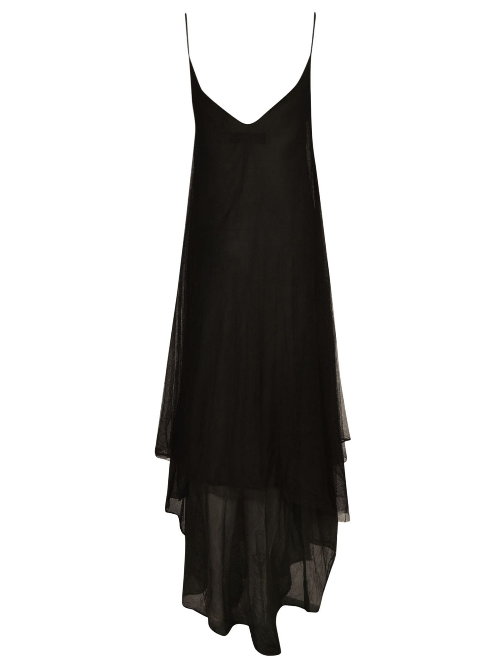 Shop Marc Le Bihan Sleeveless Long-length Dress In Black