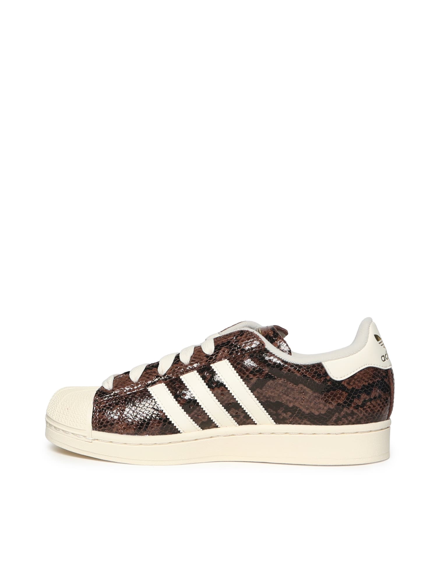 Adidas Originals Womens Snake Print Preloved Bro Superstar Ii Leather Trainers In Multi