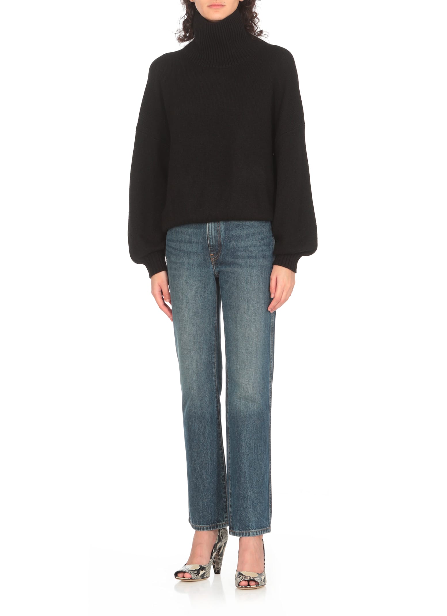 Shop Khaite Cashmere Jumper In Black