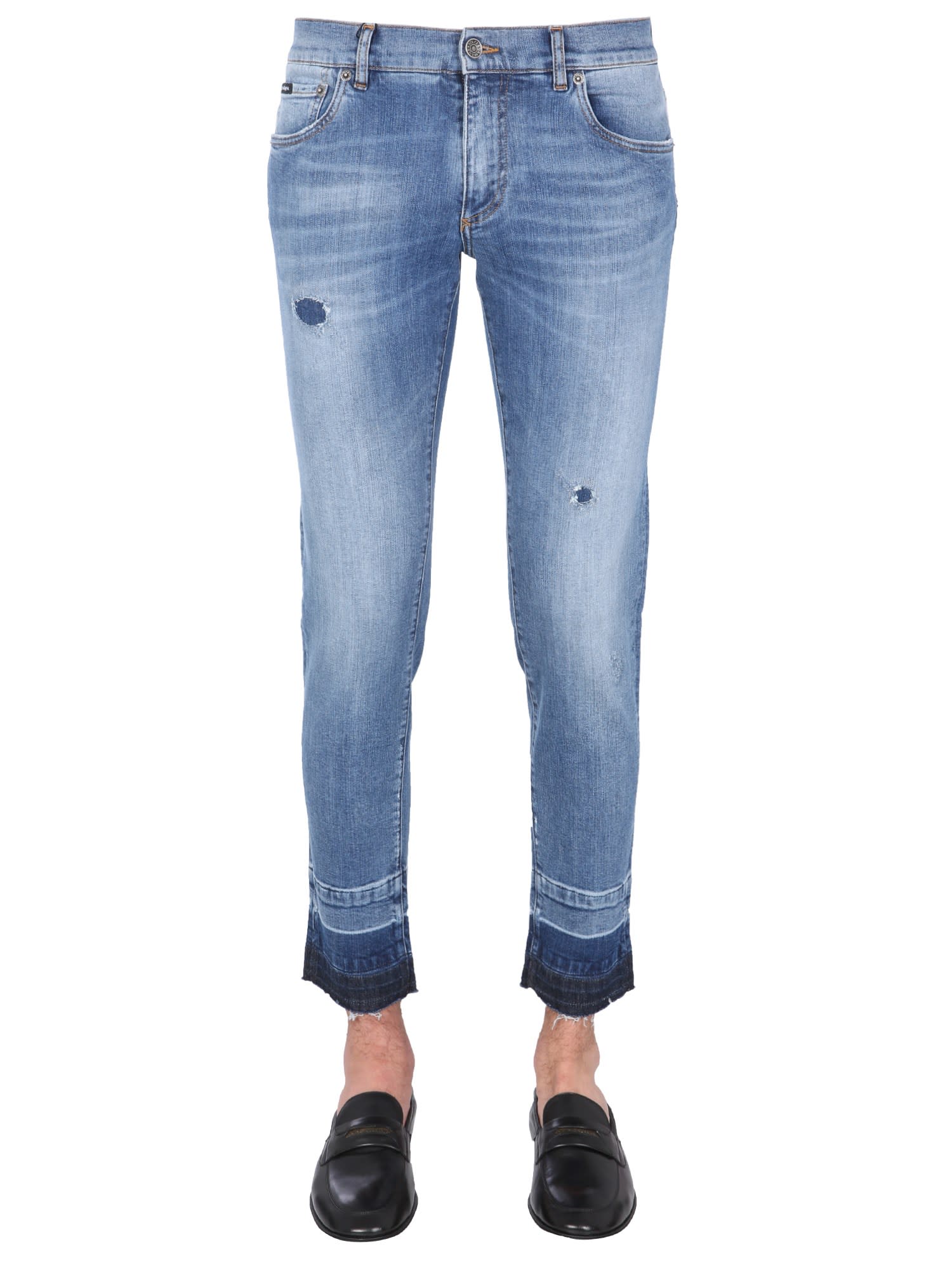 DOLCE & GABBANA SKINNY FIT JEANS,GYC4LD G8EE0S9001