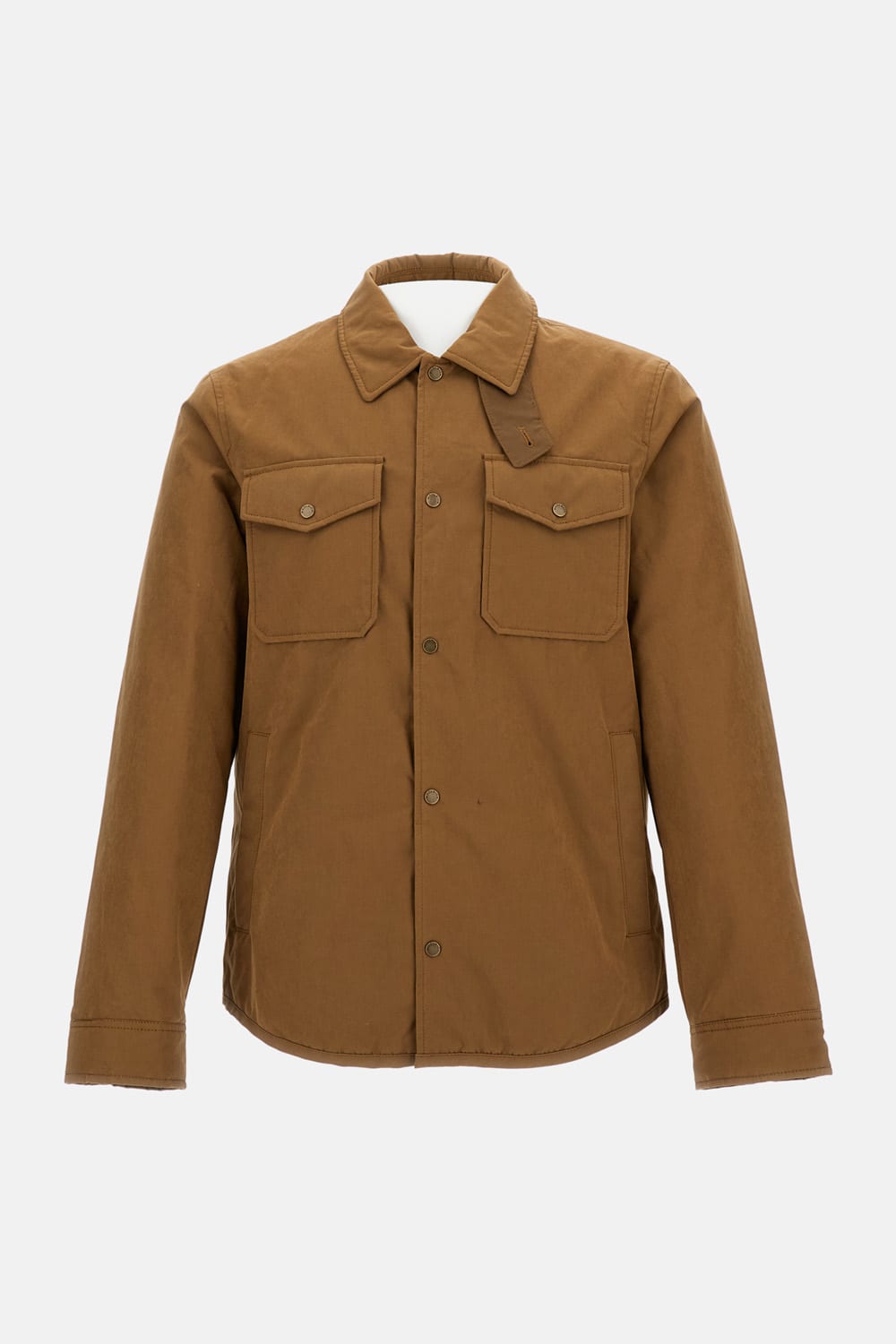 Woolrich Flap-pocket Jacket In Brown
