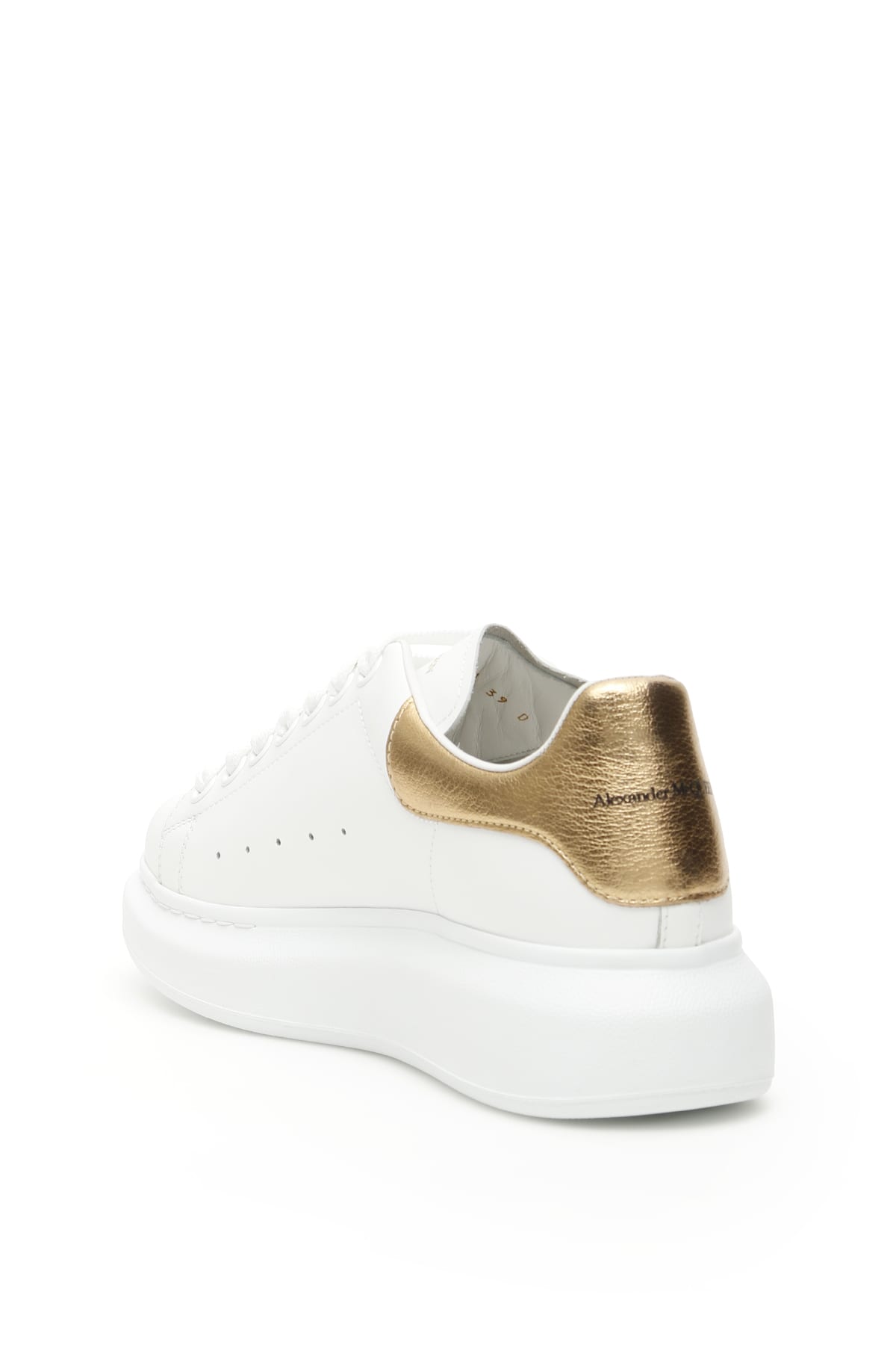 white and gold alexander mcqueen