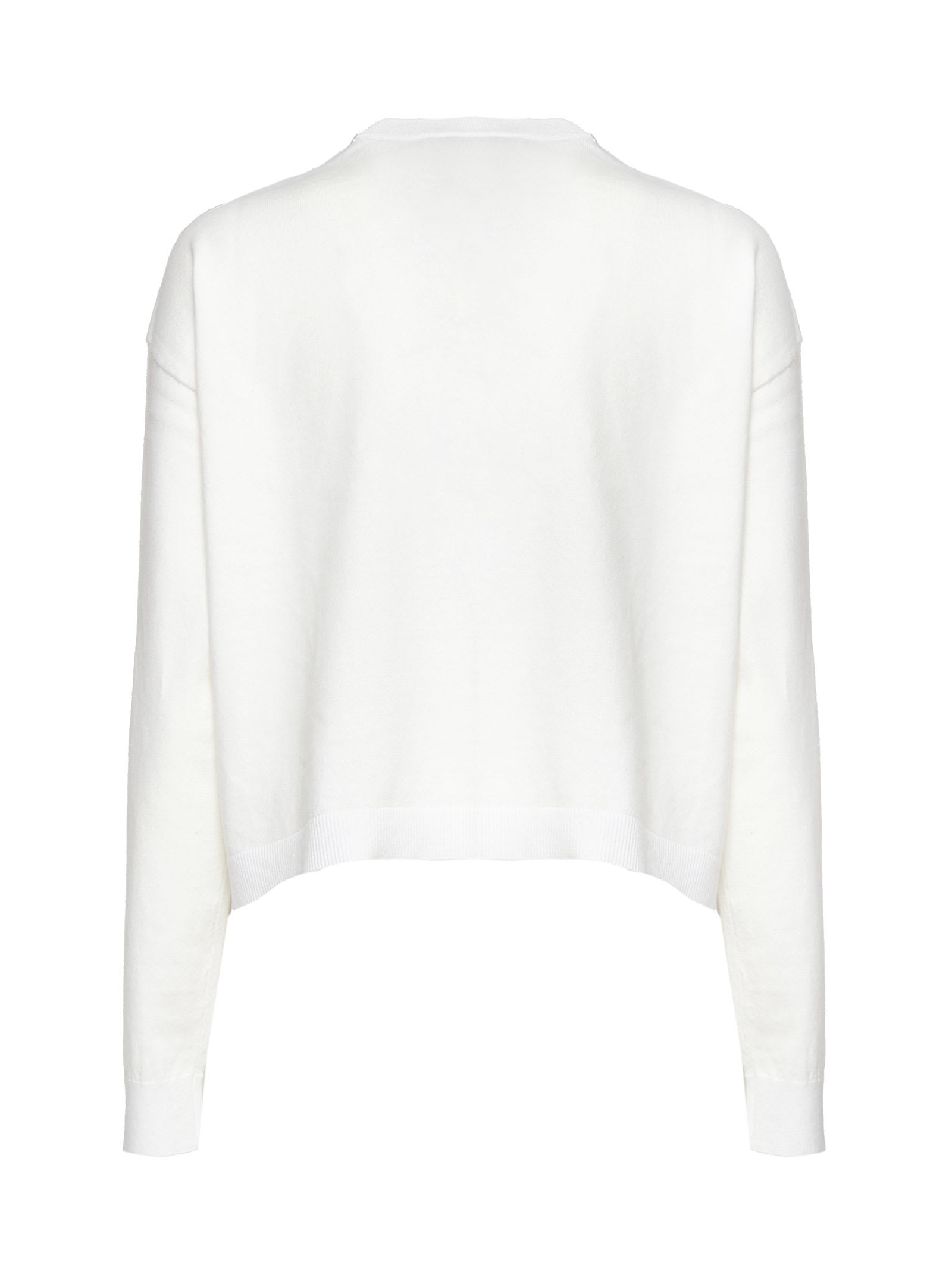 Shop Alice And Olivia Sweater In Soft White Multi