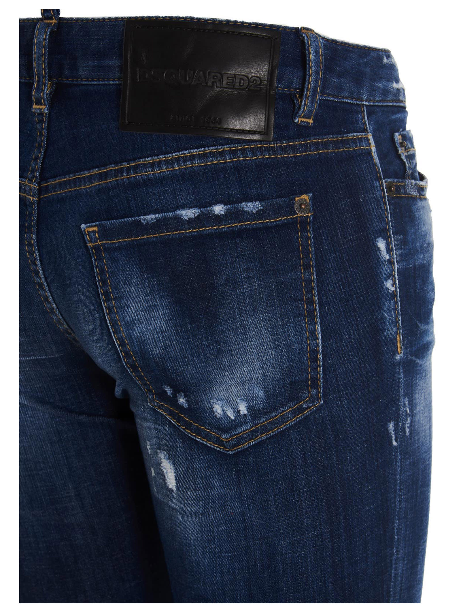 Shop Dsquared2 Jennifer Jeans In Blue