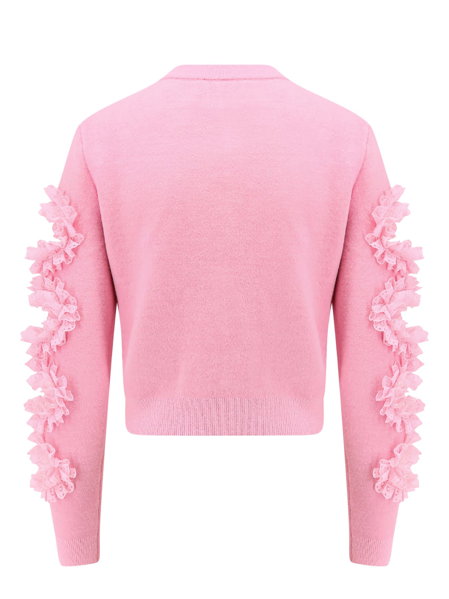 Shop Self-portrait Cristopher Kane Residency Cardigan With Cut-out Details In Pink