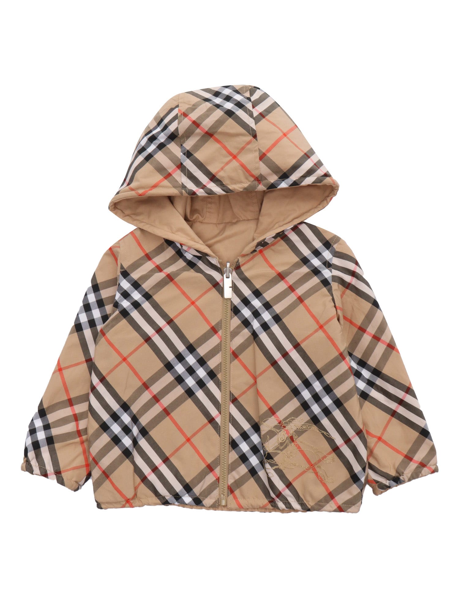 Burberry Inf Boy Jackets In Beige