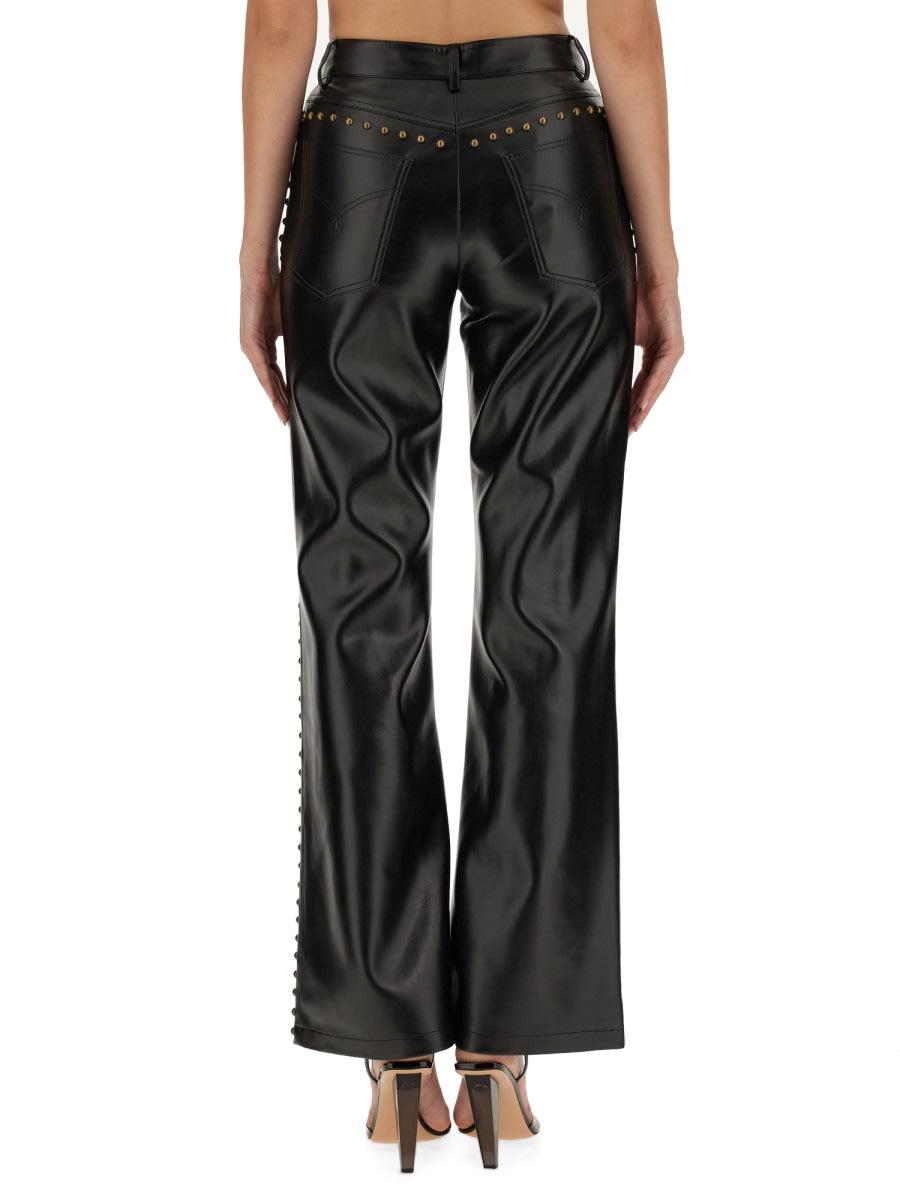 Shop M05ch1n0 Jeans Studded Pants In Black