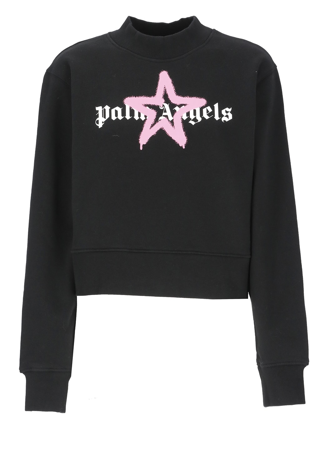Palm Angels Star Sprayed Oversize Sweatshirt