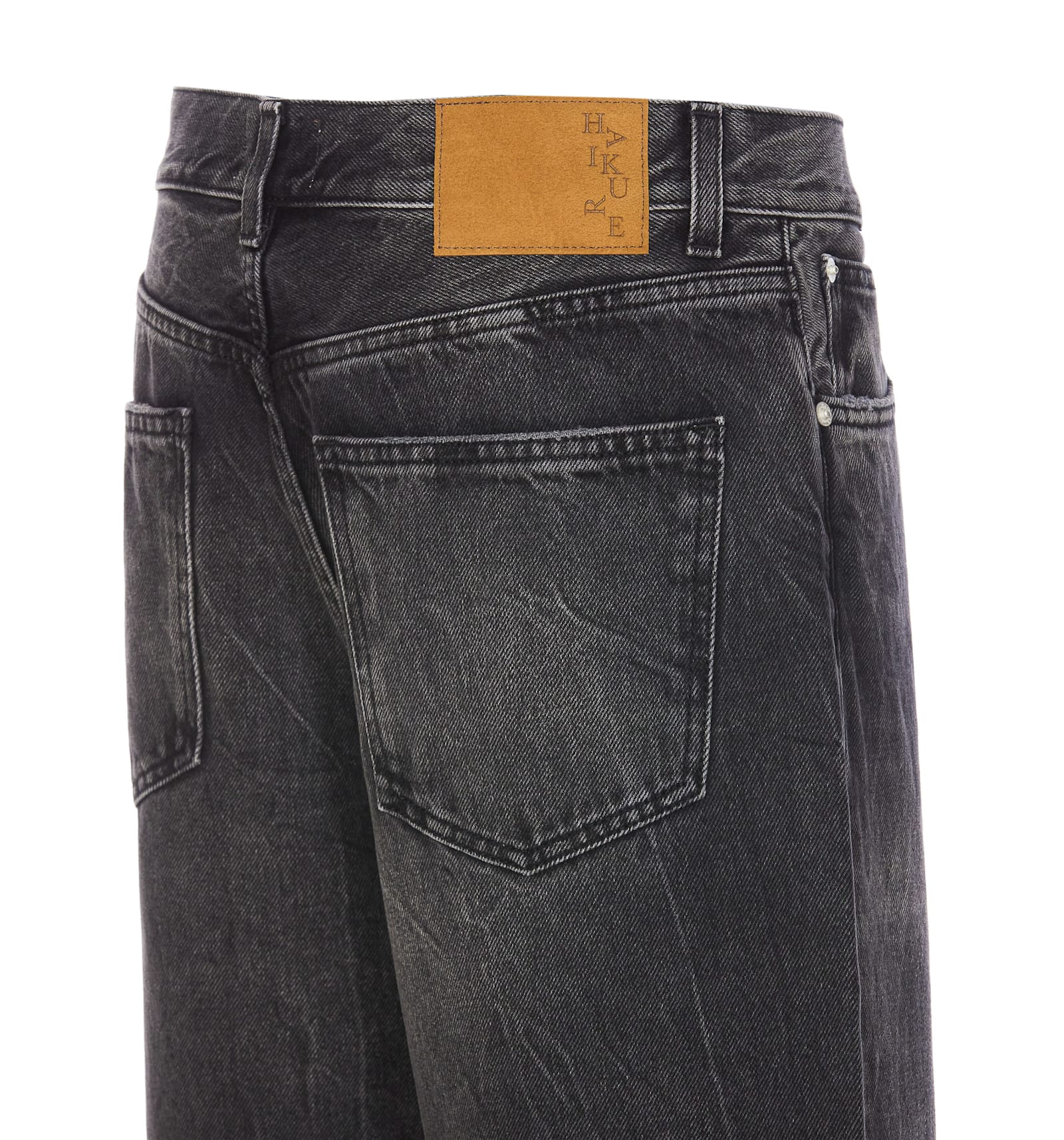 Haikure Korea Spider Jeans In Black