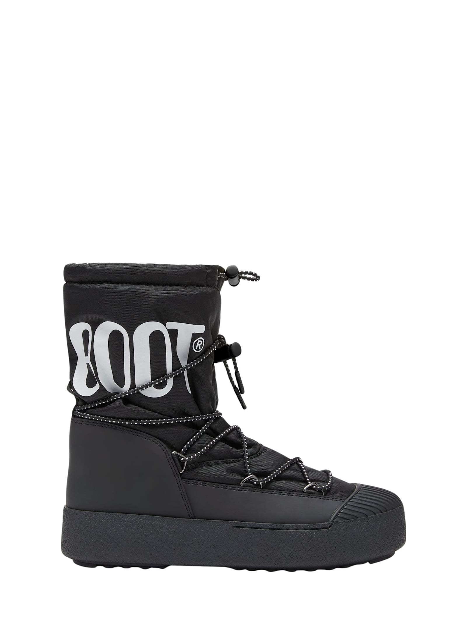 Moon Boot Mb Mrack Polar Ankle Boots In Black Nylon In Black