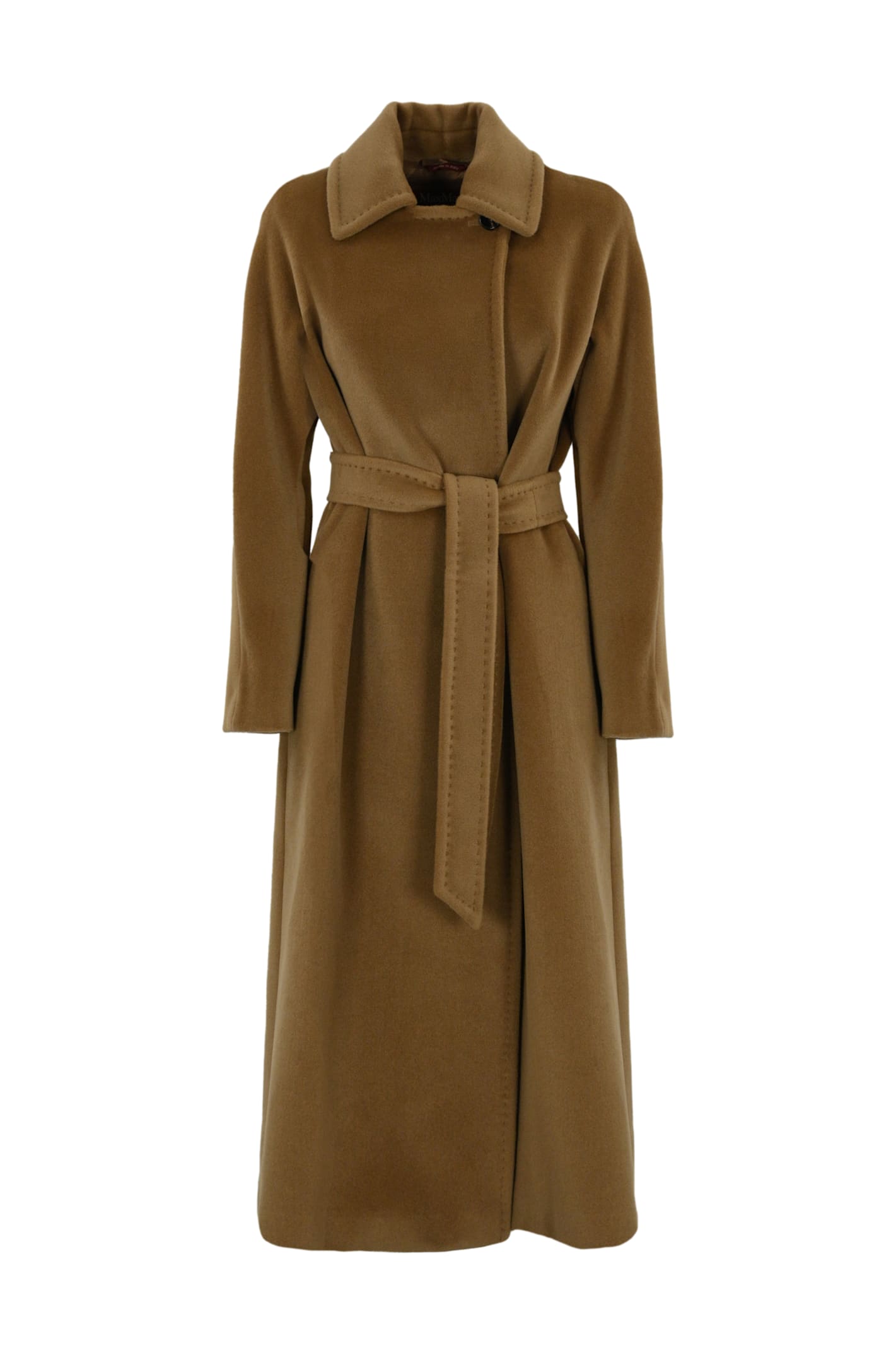 Max Mara Baby Wool Coat In Cammello