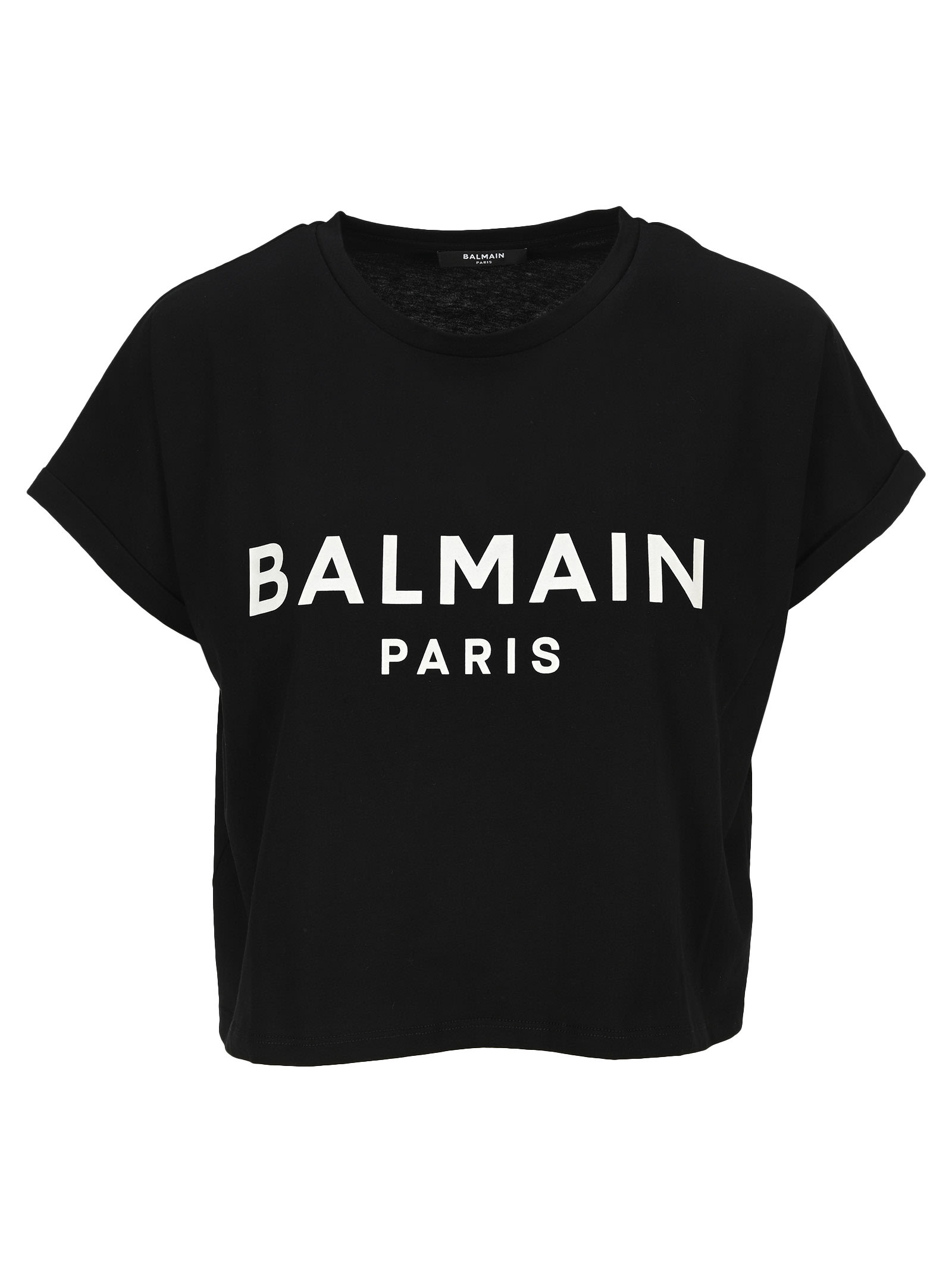 Balmain Logo Print In Black