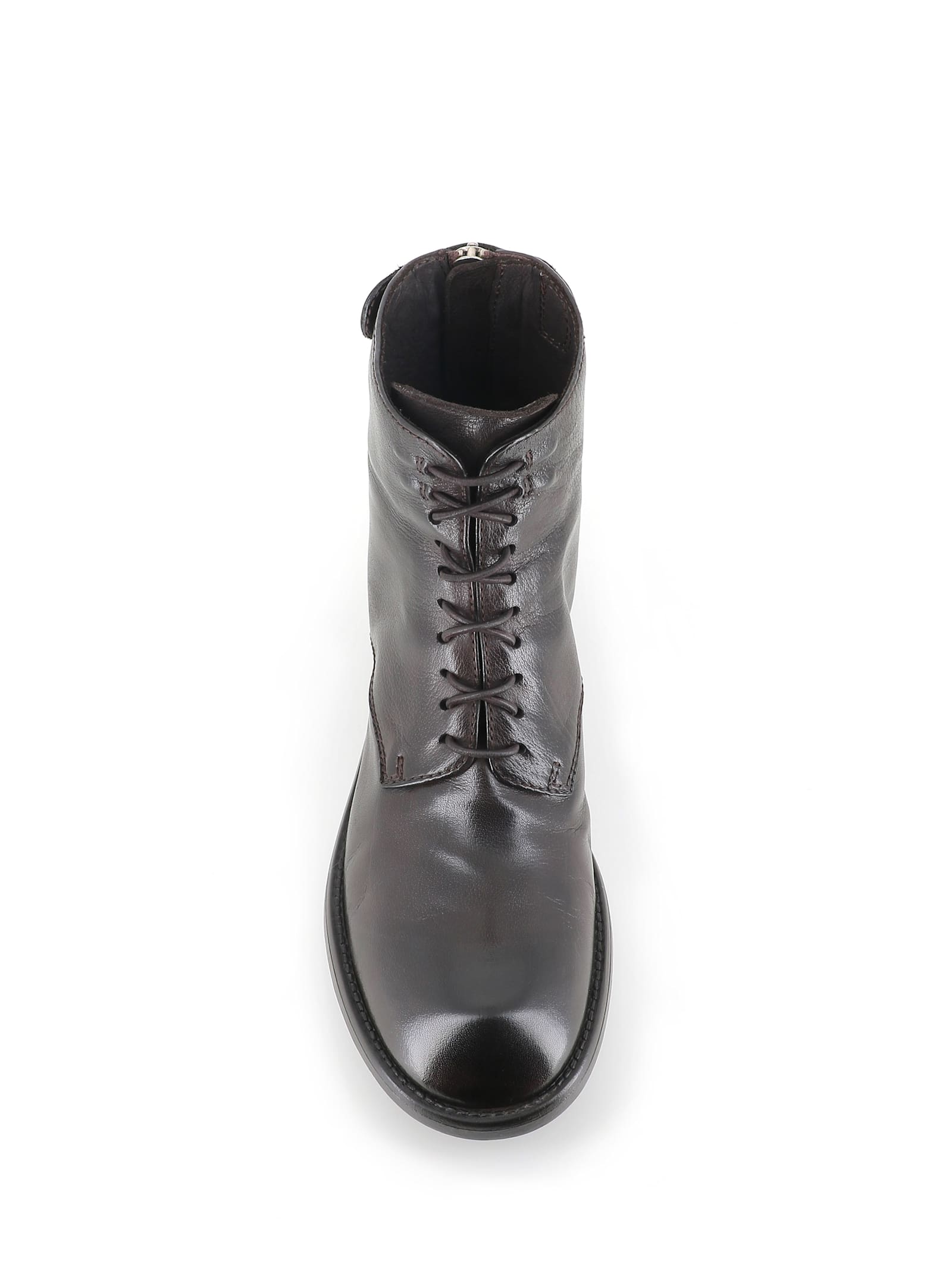 Officine Creative Lace-up Zip-detail Boots In Black