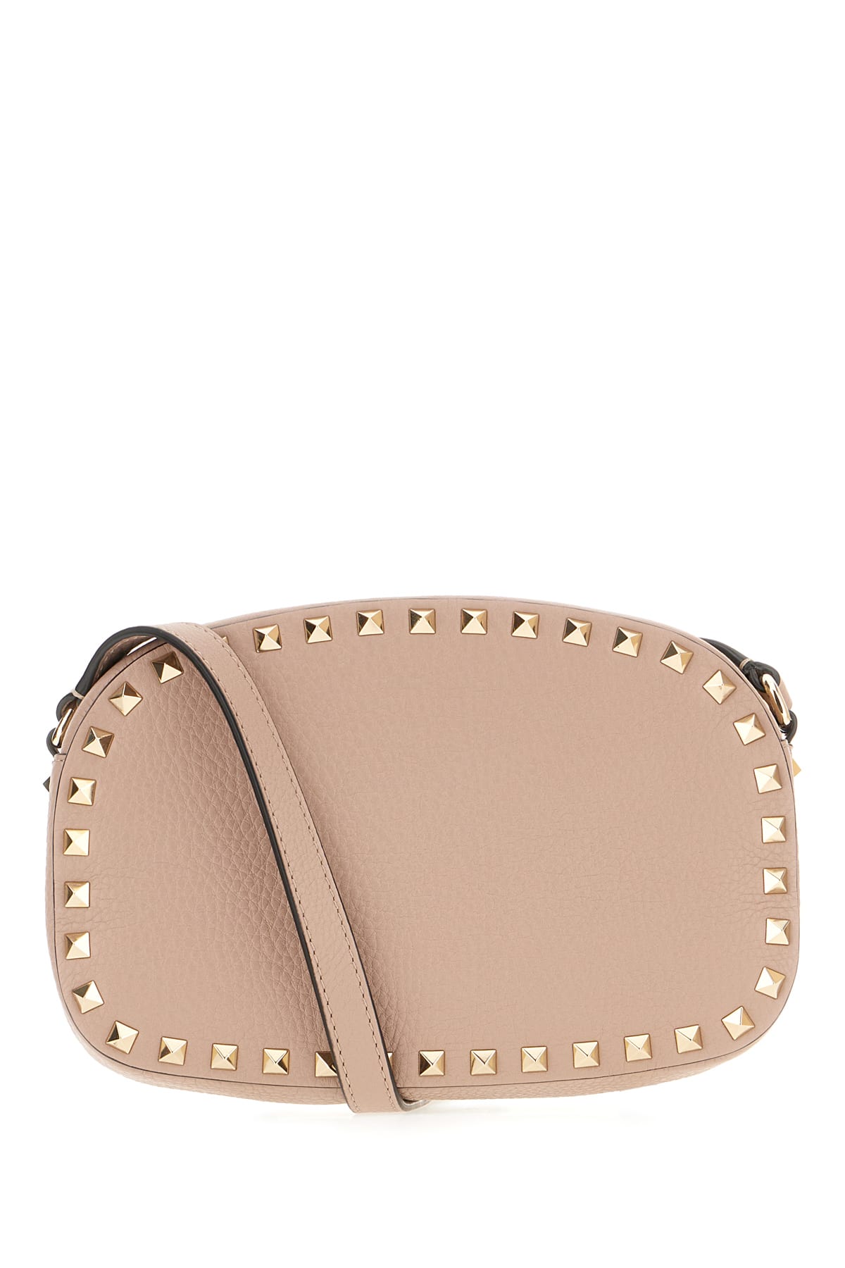 Valentino Powder Pink Leather Crossbody Bag In Pink