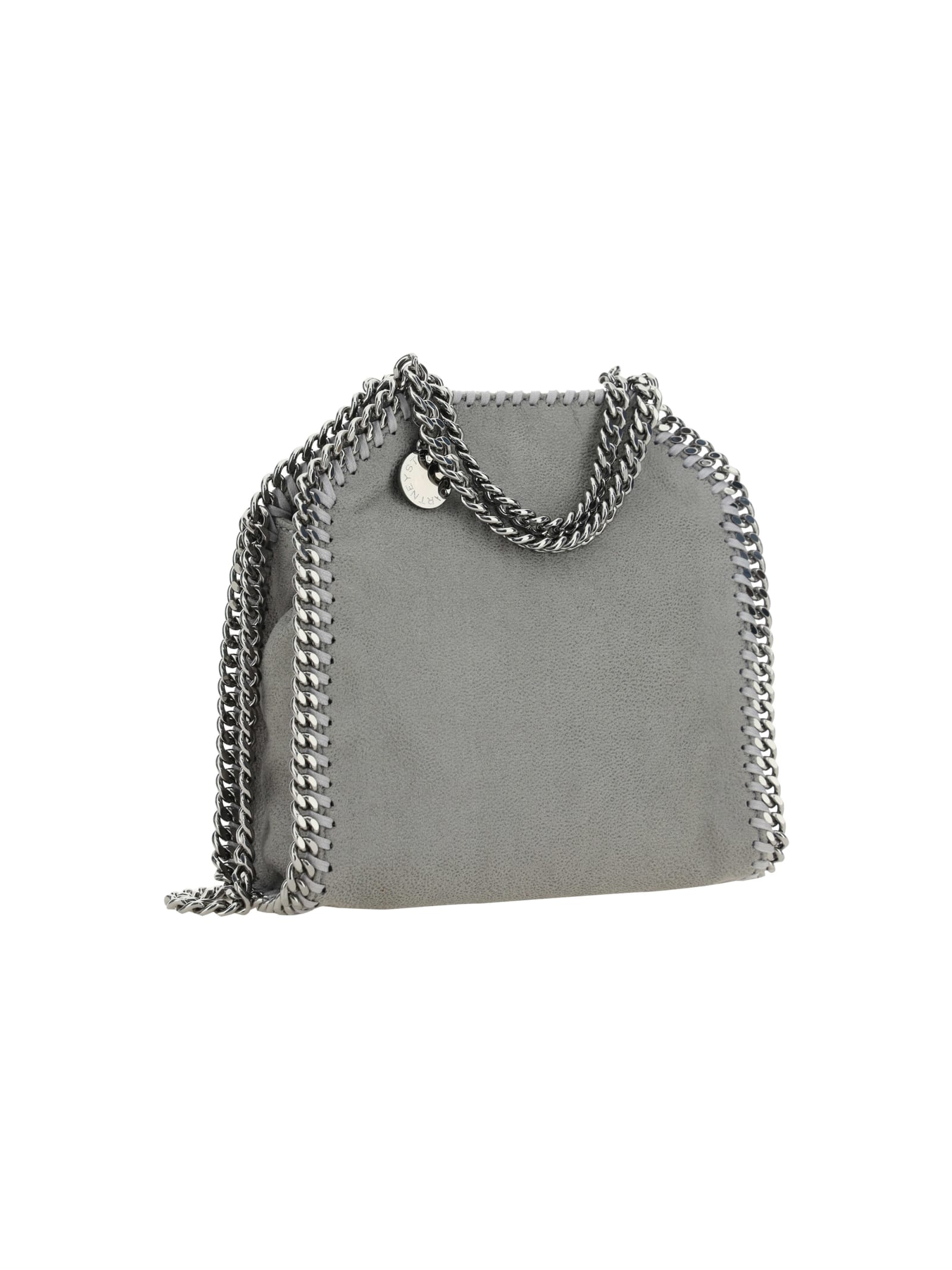 Shop Stella Mccartney Tiny Eco Shaggy Deer Tote In Grey