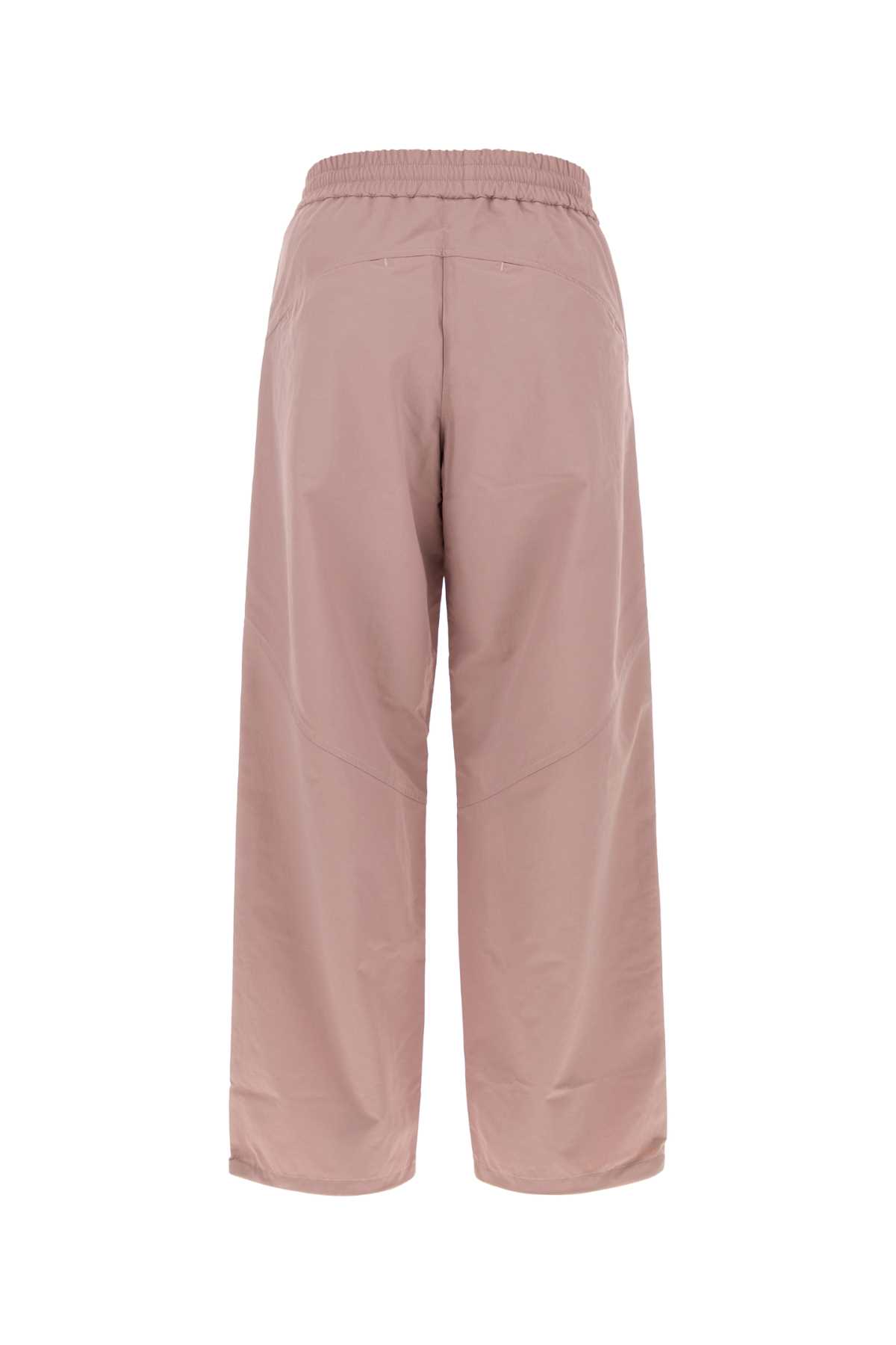 Herno Trousers Featuring Elastic Waistband And Wide Leg In Rosacipria