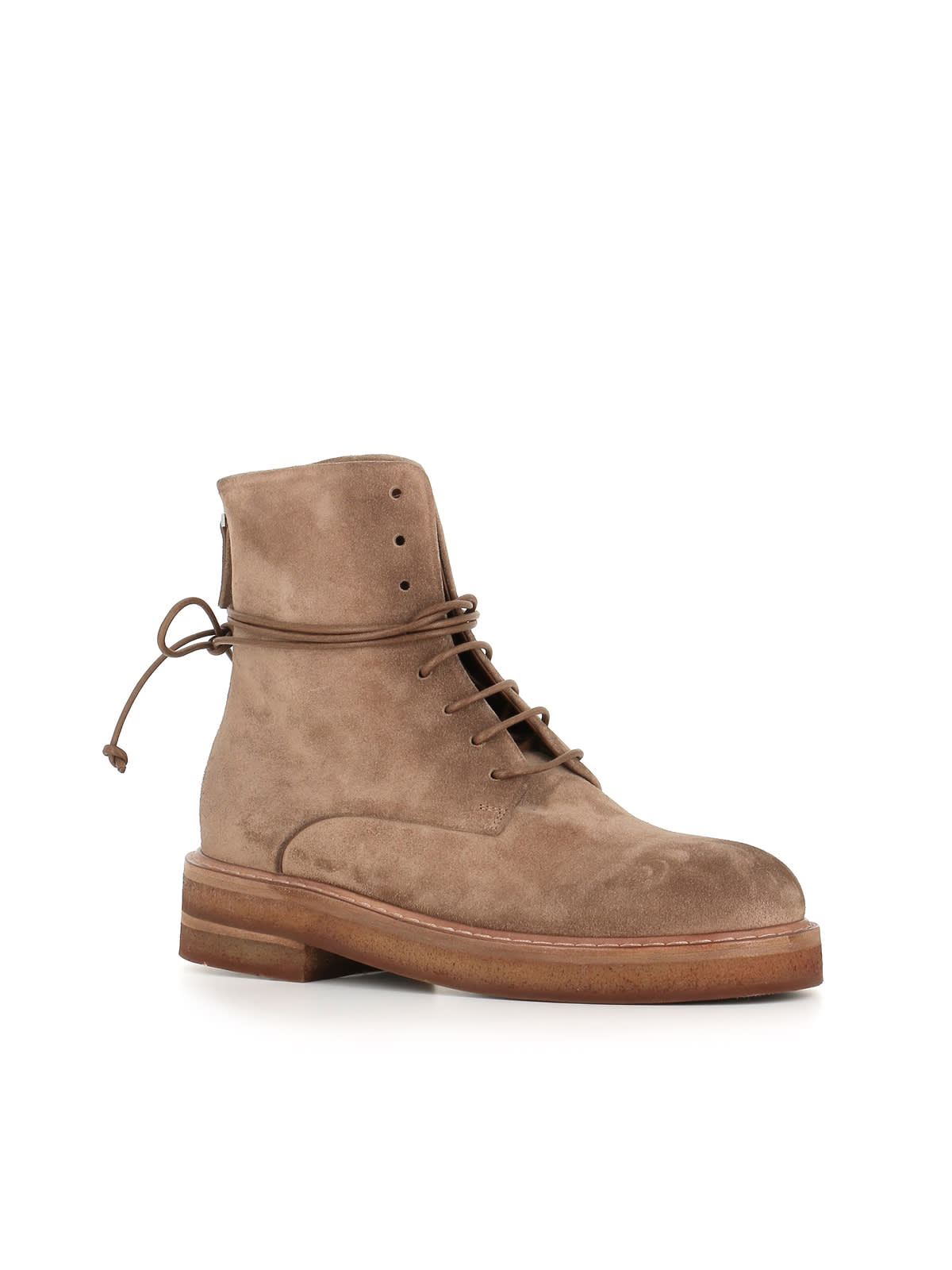 Shop Marsèll Lace-up Boots Parrucca In Beige