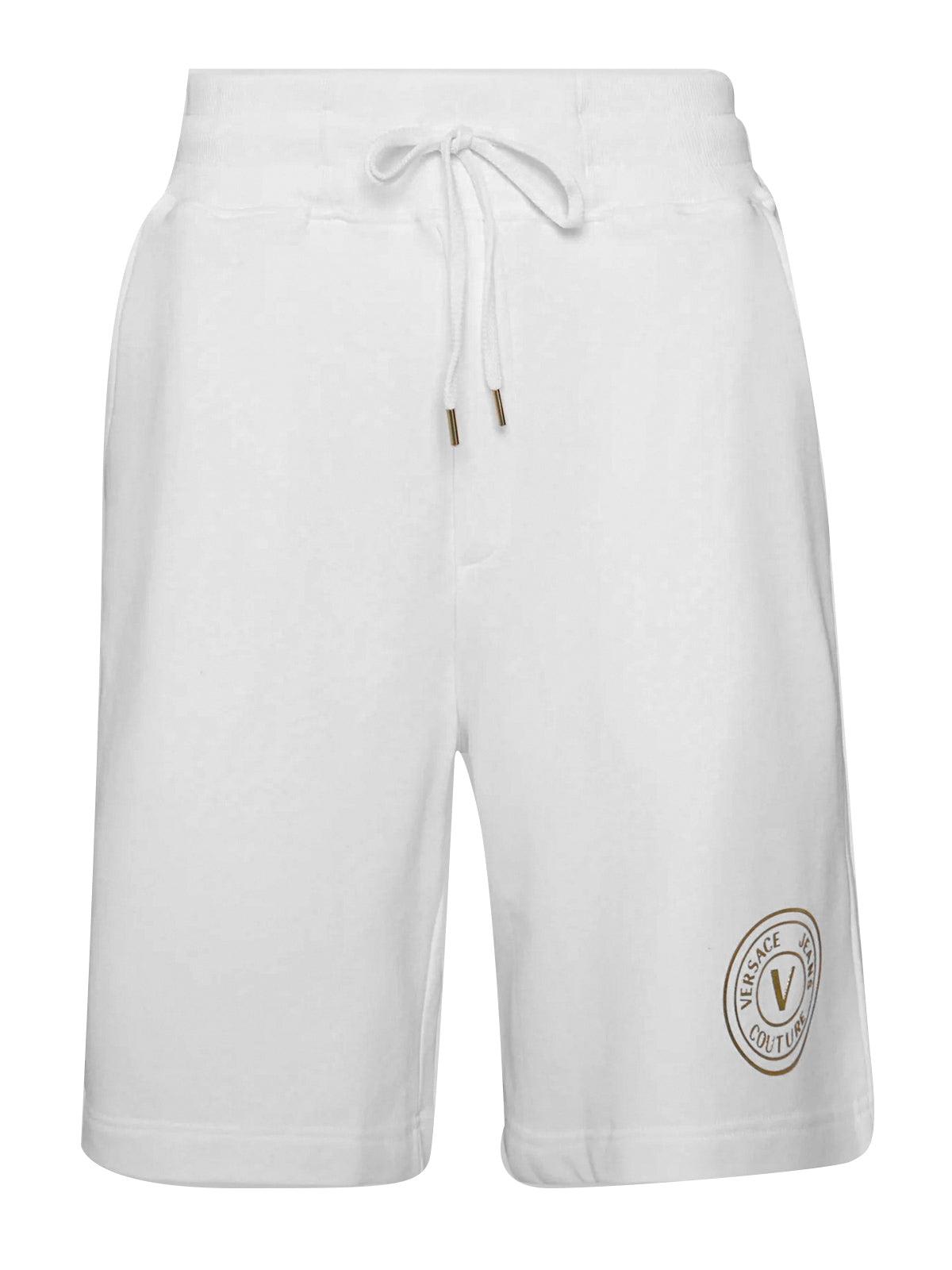Versace Jeans Couture Logo Printed Drawstring Track Shorts