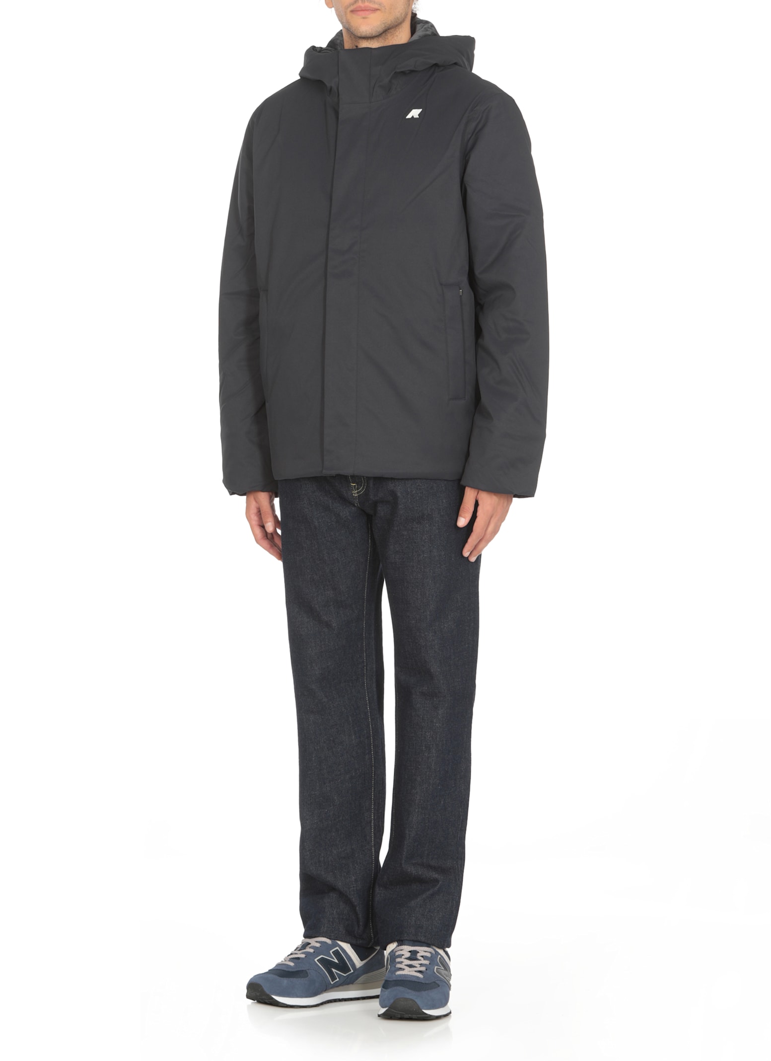 Shop K-way Jacko Marmotta Jacket In Blue