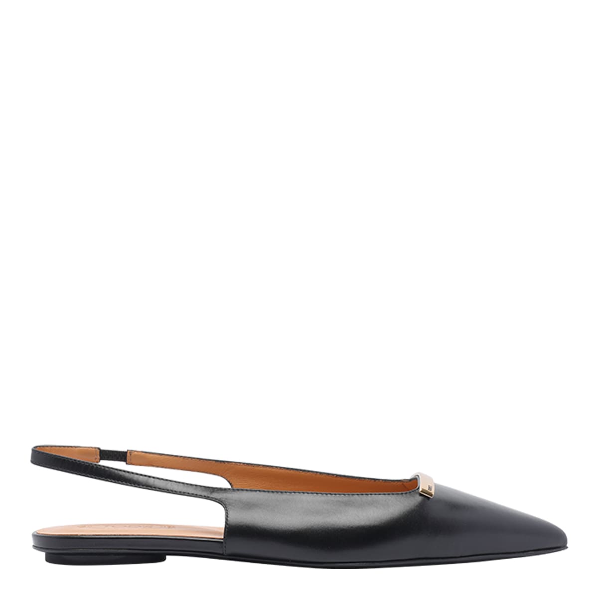 Tod's Cuoio Flat 10k Barretta Ch Scarpe Basse Black In Black