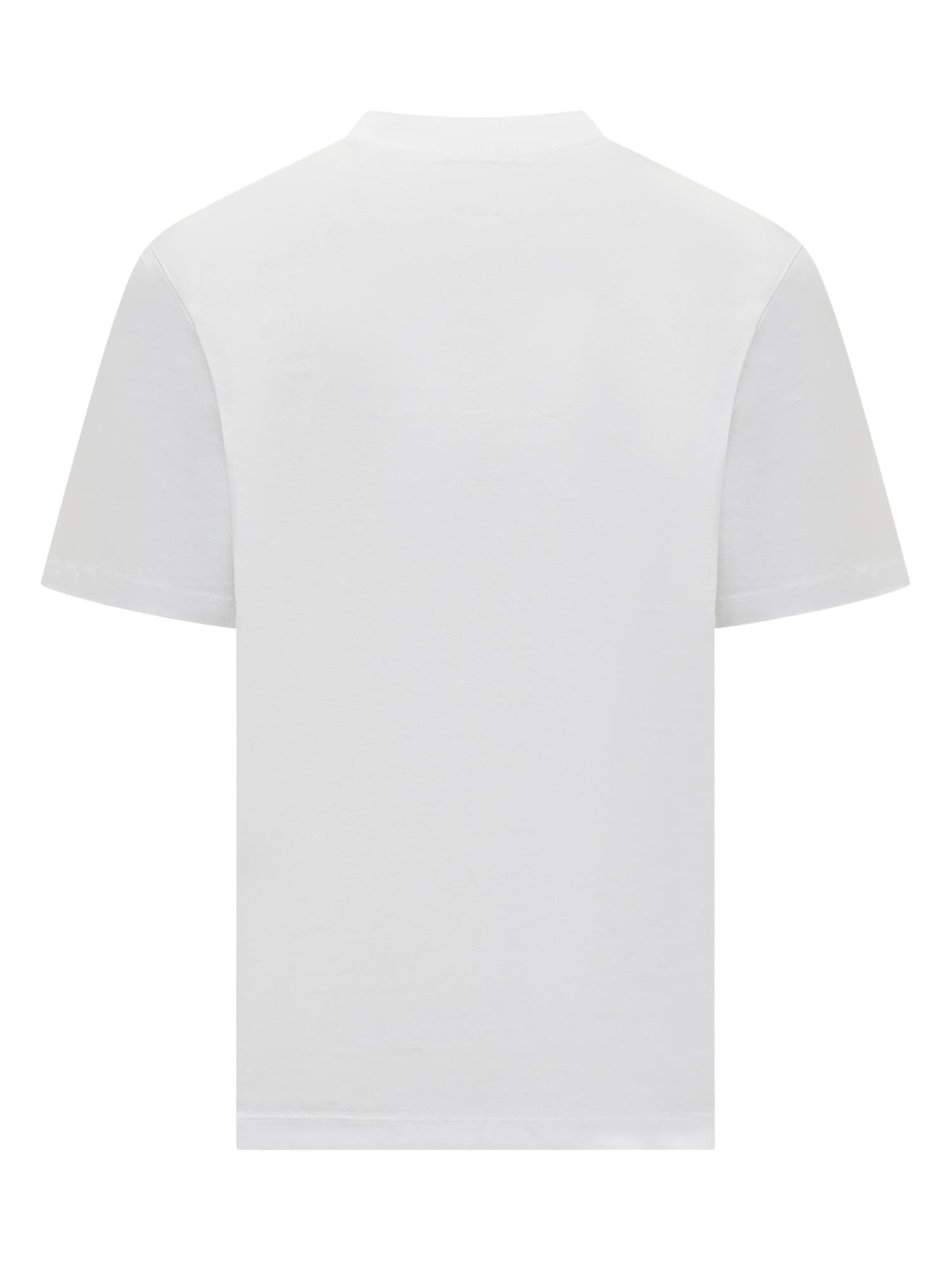 Shop Versace Palazzo  Milano T-shirt In Optical White