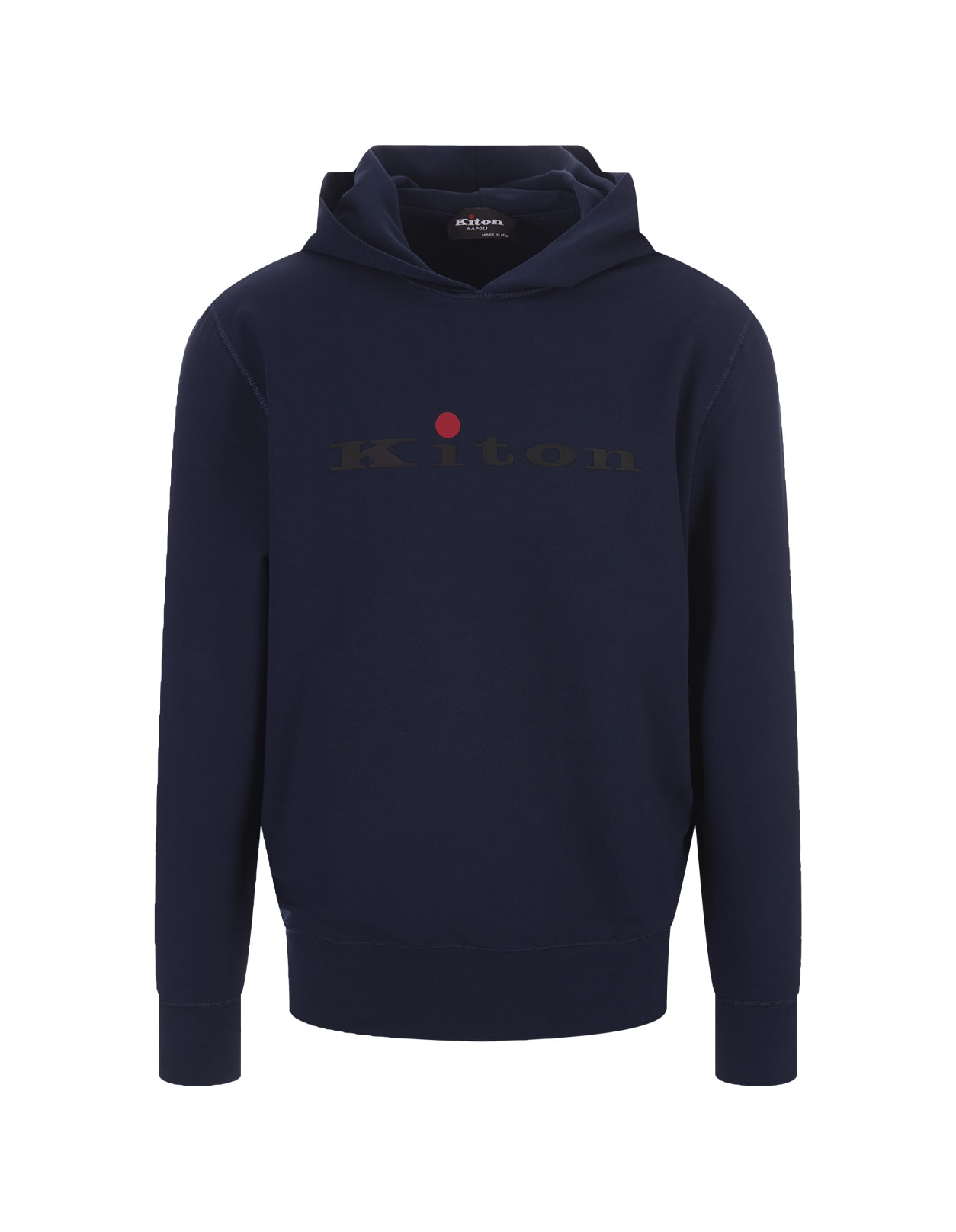 Blue Hoodie With Logo