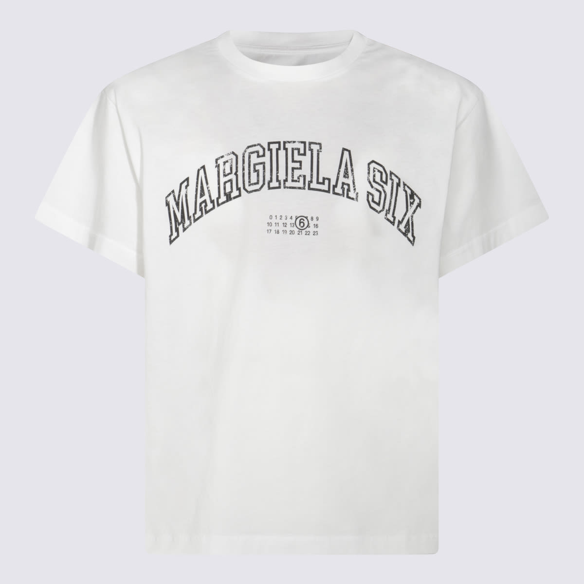 MM6 MAISON MARGIELA WHITE COTTON T-SHIRT