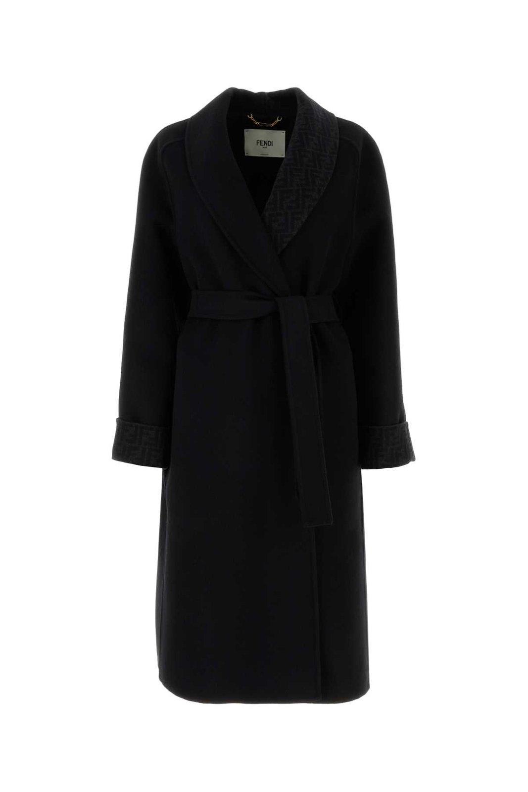 Fendi Robe-style Midi Coat