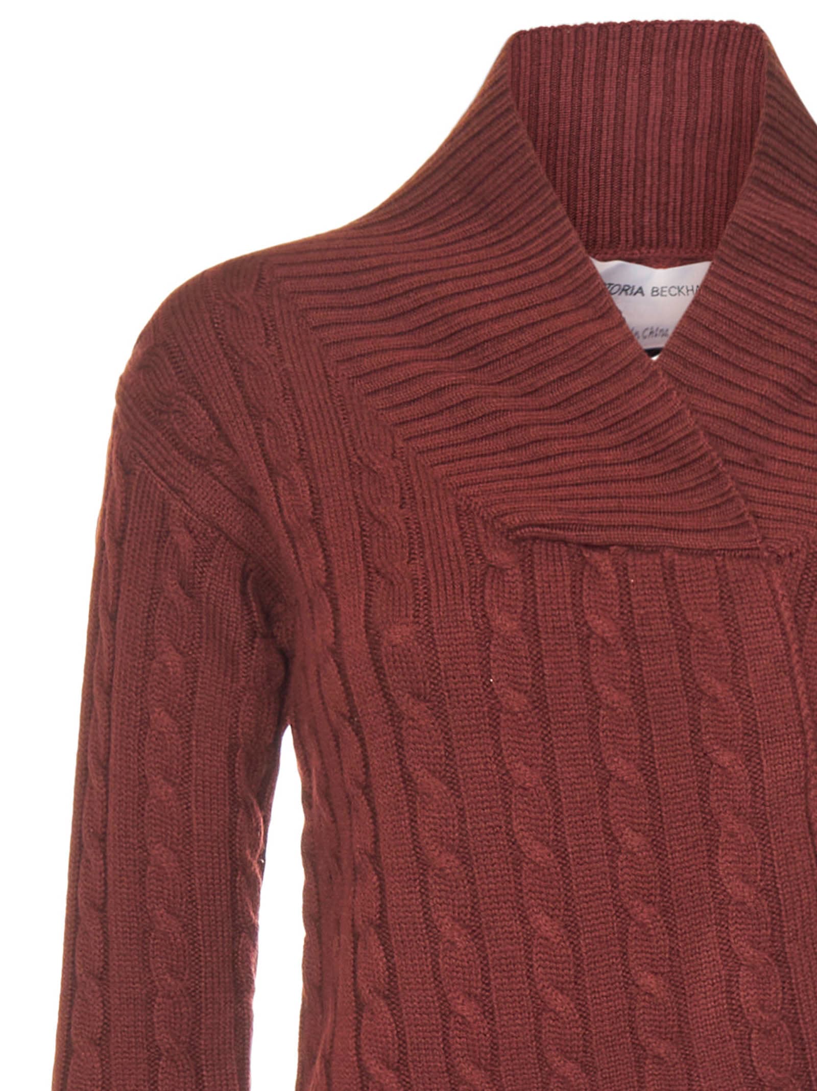 Shop Victoria Beckham Sweater In Brown