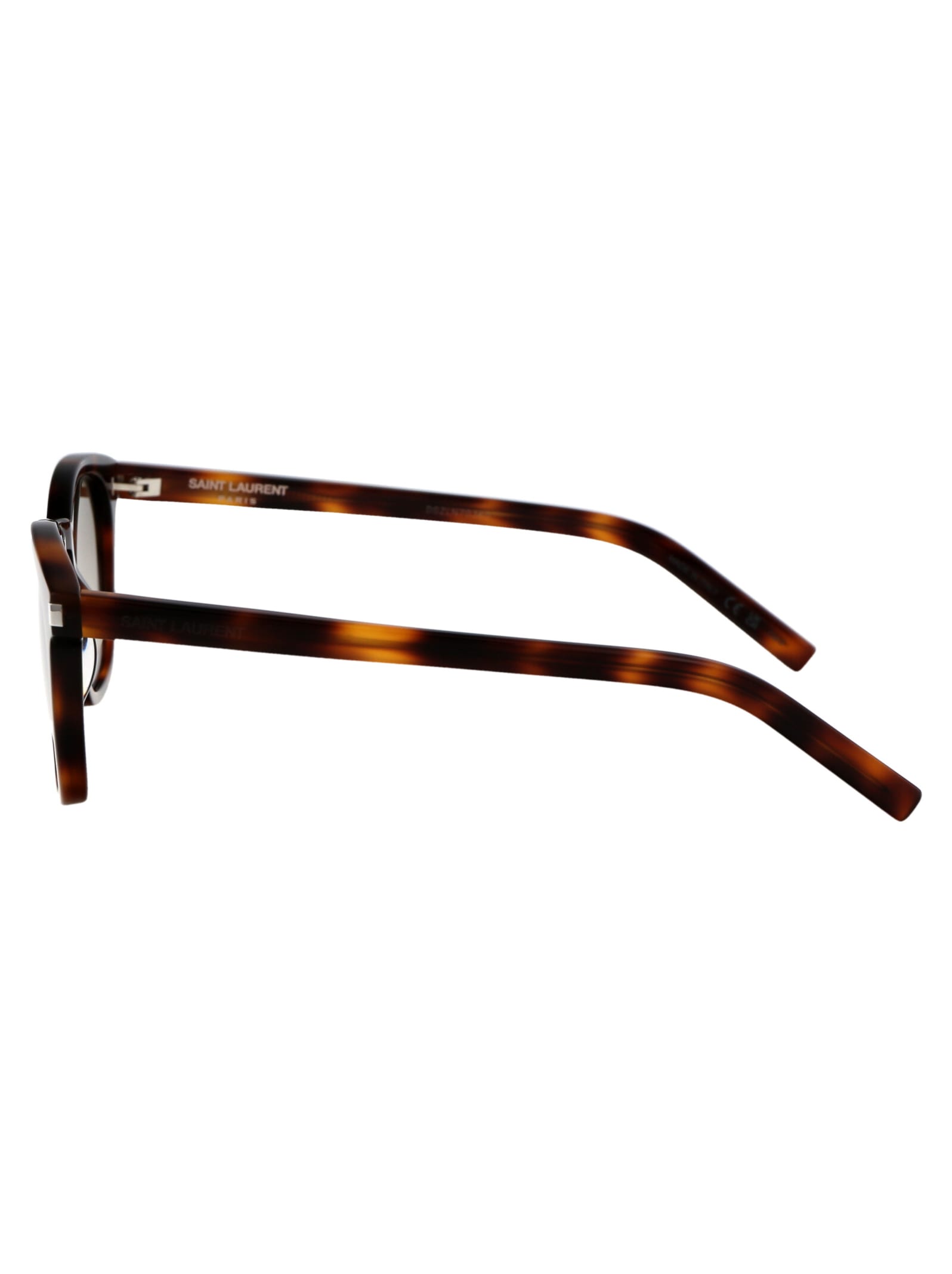 Saint Laurent Sl 28 Sunglasses In Havana-havana-brown
