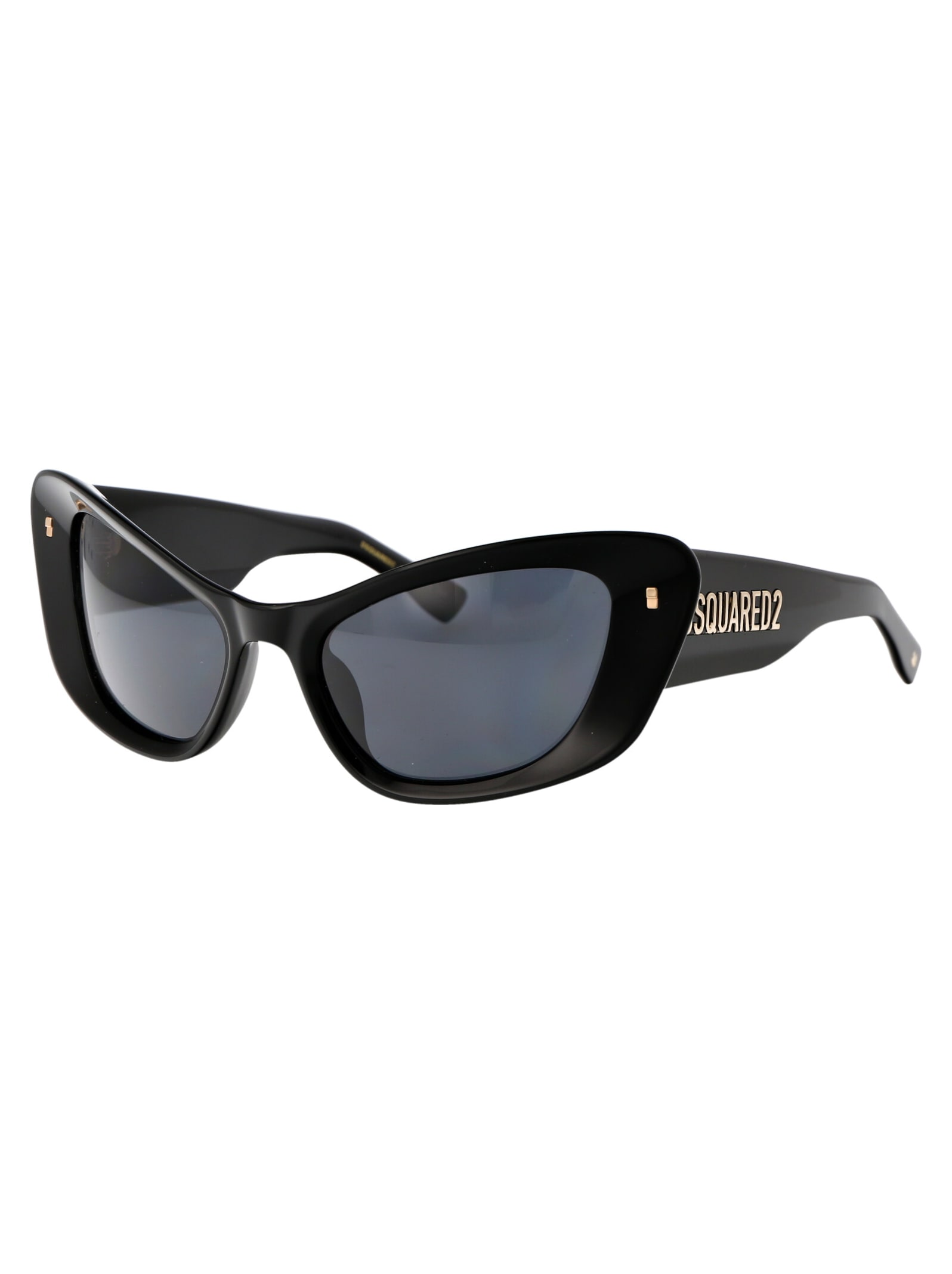 Shop Dsquared2 D2 0118/s Sunglasses In 807ir Black