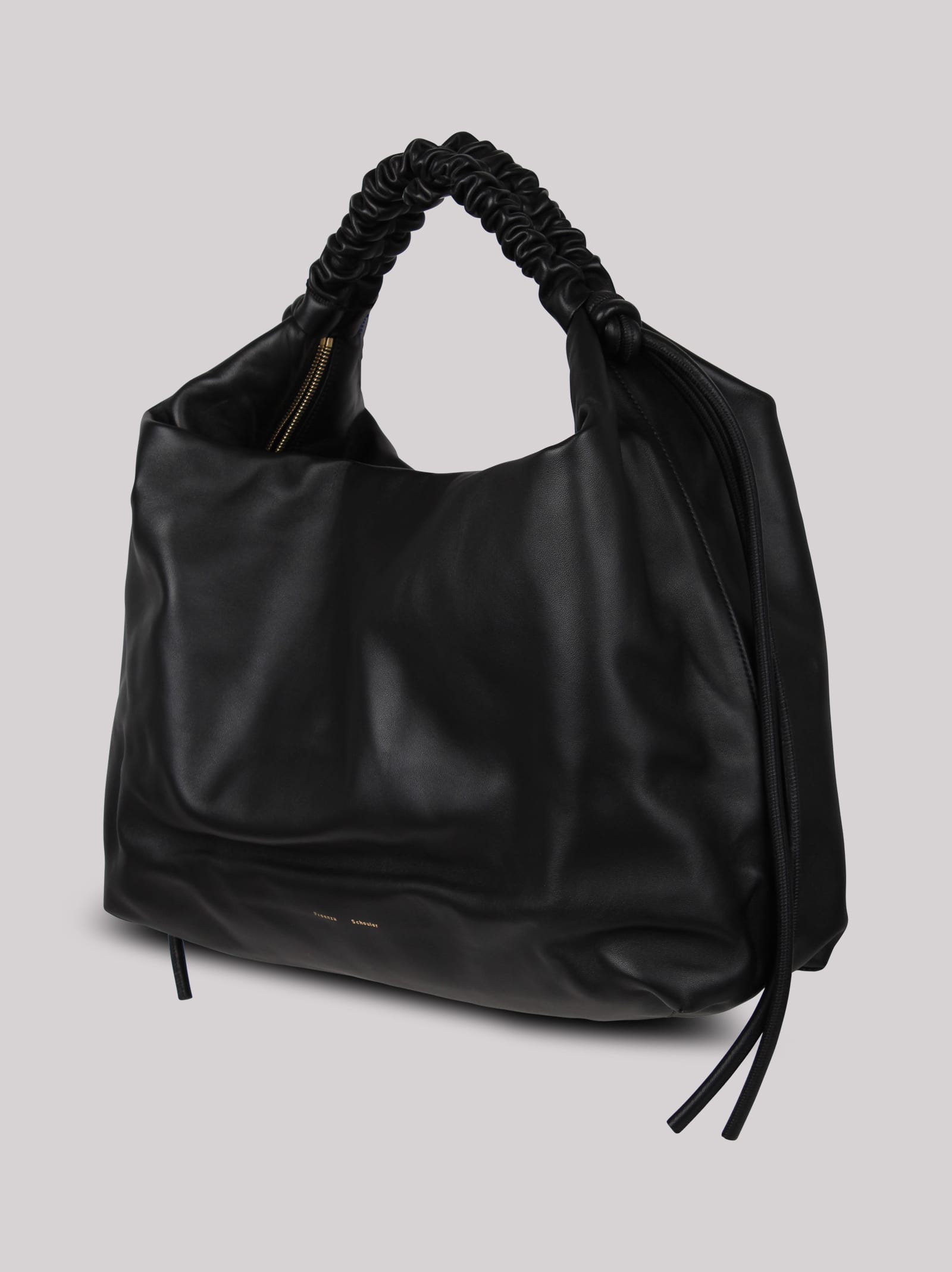 Shop Proenza Schouler Large Drawstring Leather Shoulder Bag
