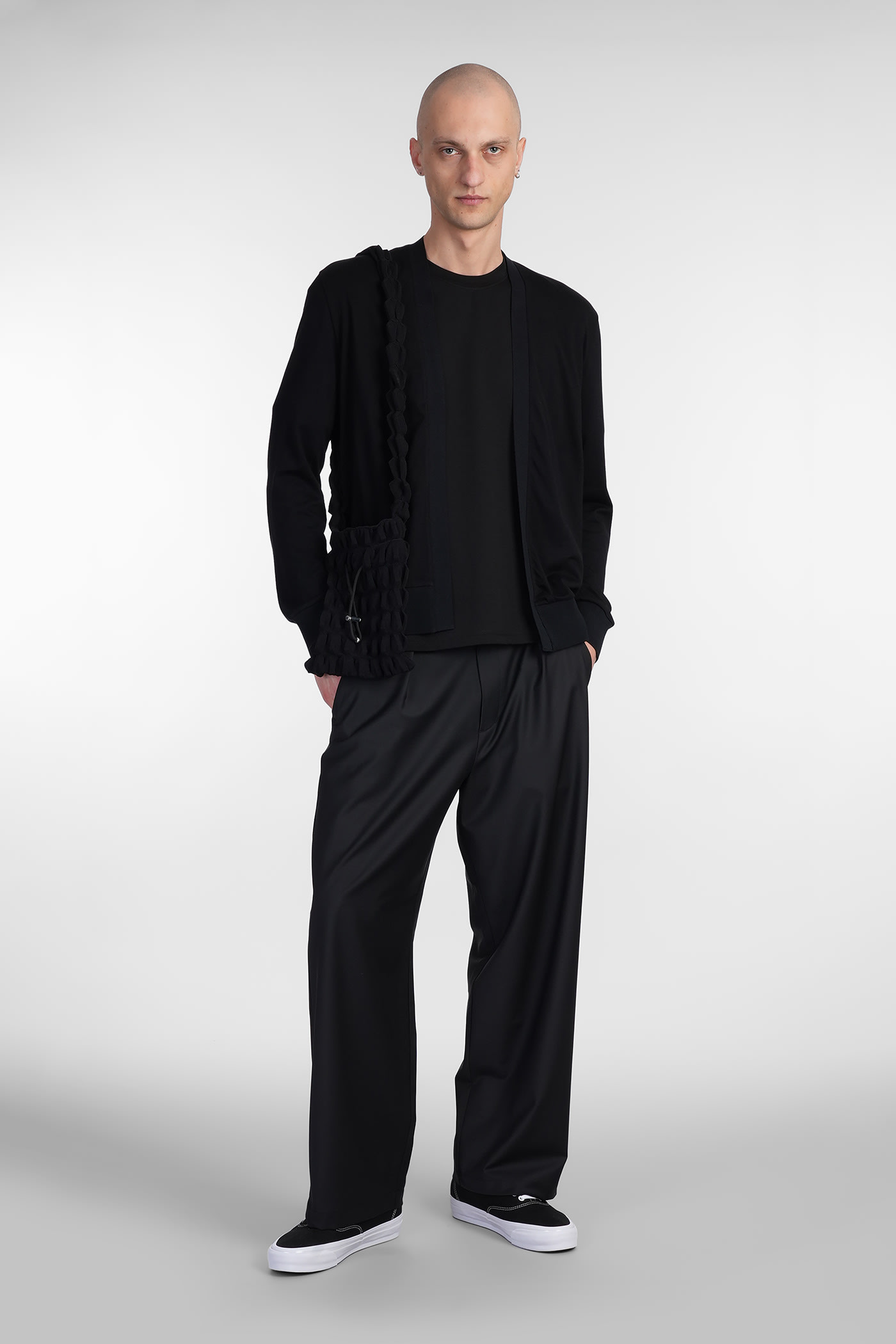 Attachment Pants In Black Polyamide Polyester In Black