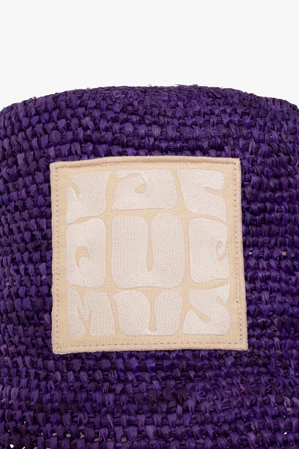 Jacquemus Le Bob Ficiu Bucket Hat In Purple