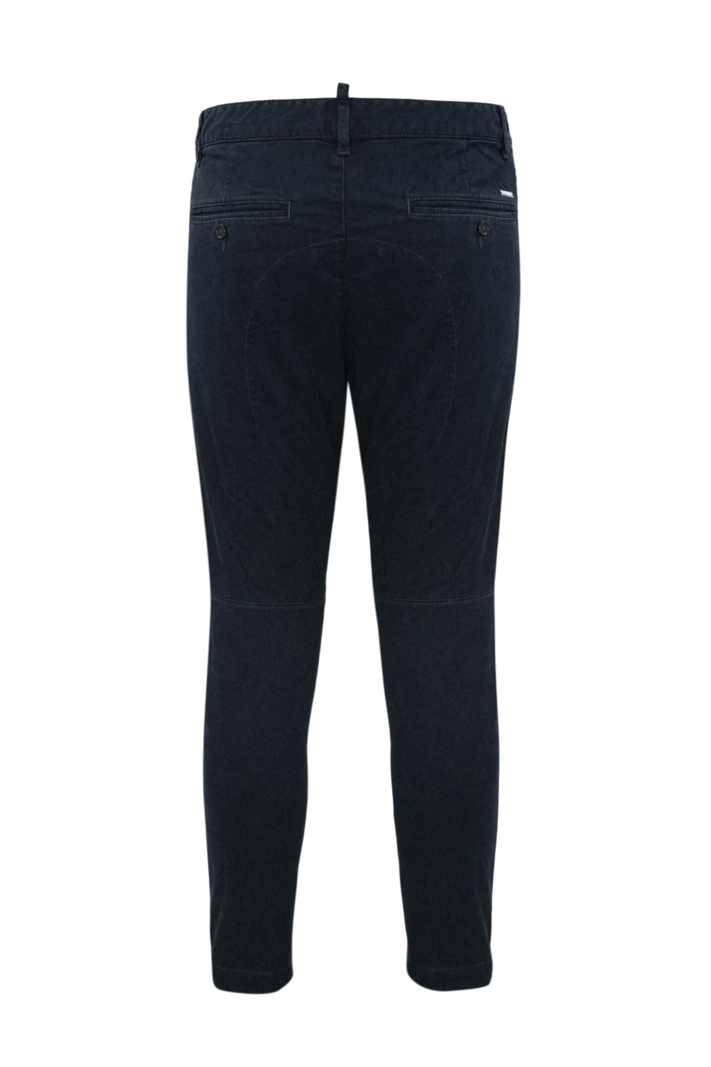 Shop Dsquared2 Sexy Chino Trousers In Stretch Cotton In Blue