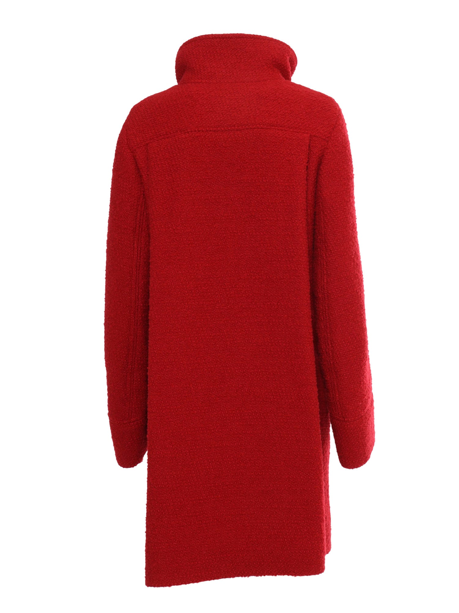 Shop Fay Double Breasted Urban Coat In Red