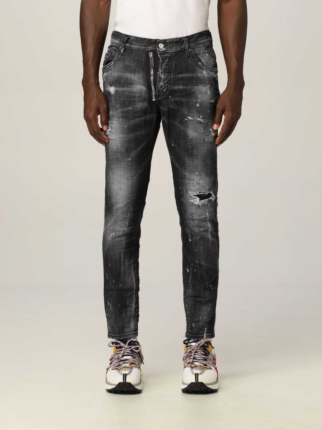 Dsquared2 Jeans Dsquared2 Jeans In Washed Denim