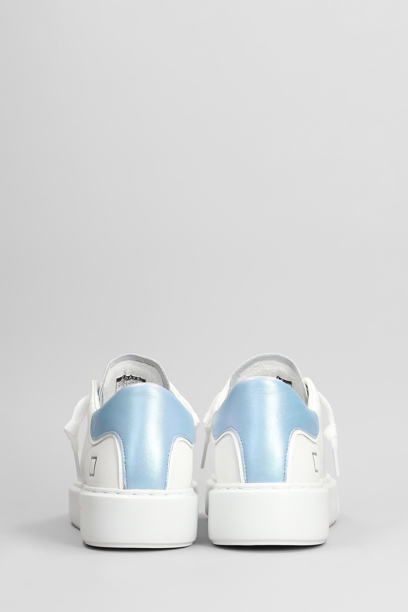Date D.a.t.e. Sfera Sneakers In White Sky