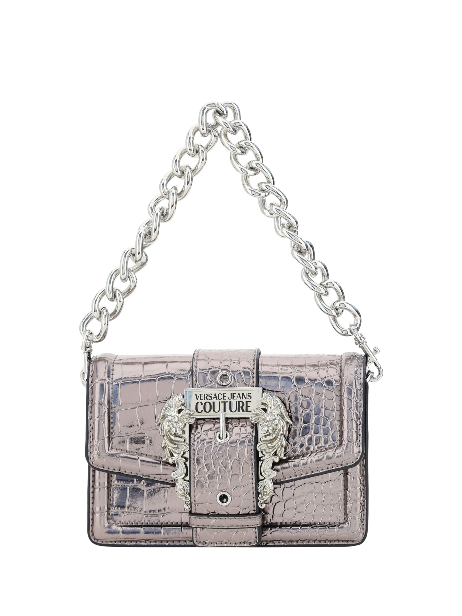 Versace Jeans Couture Shoulder Bag In Canna Di Fucile