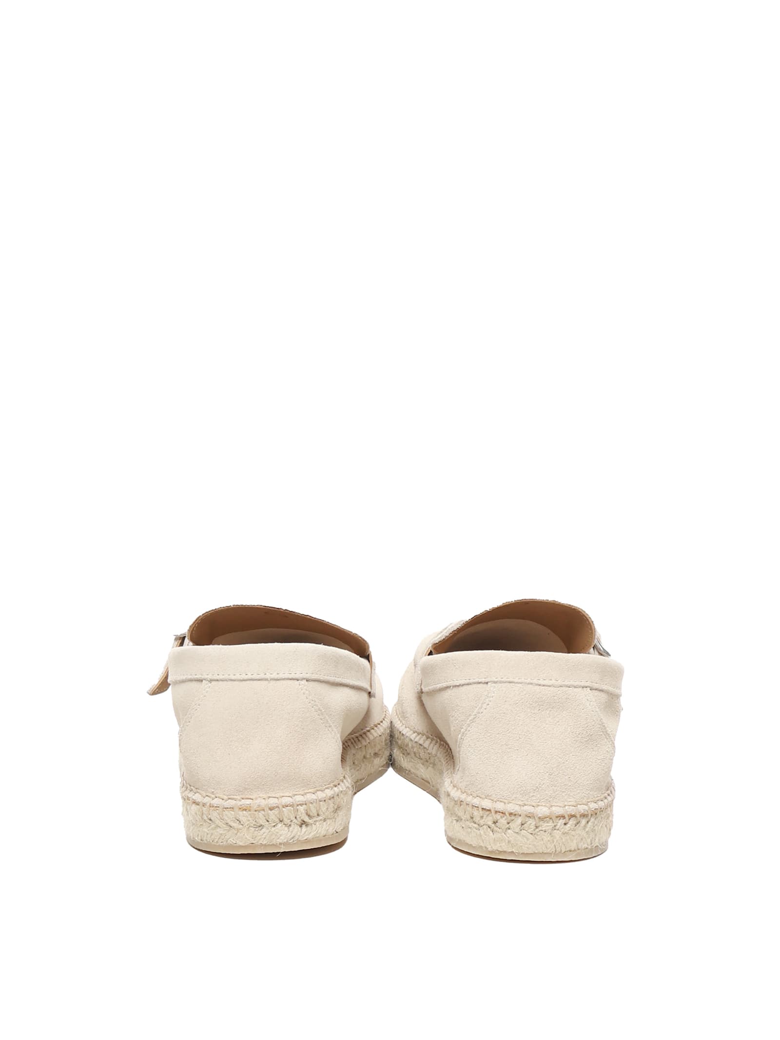 Eleventy Espardillas With Buckles In Beige