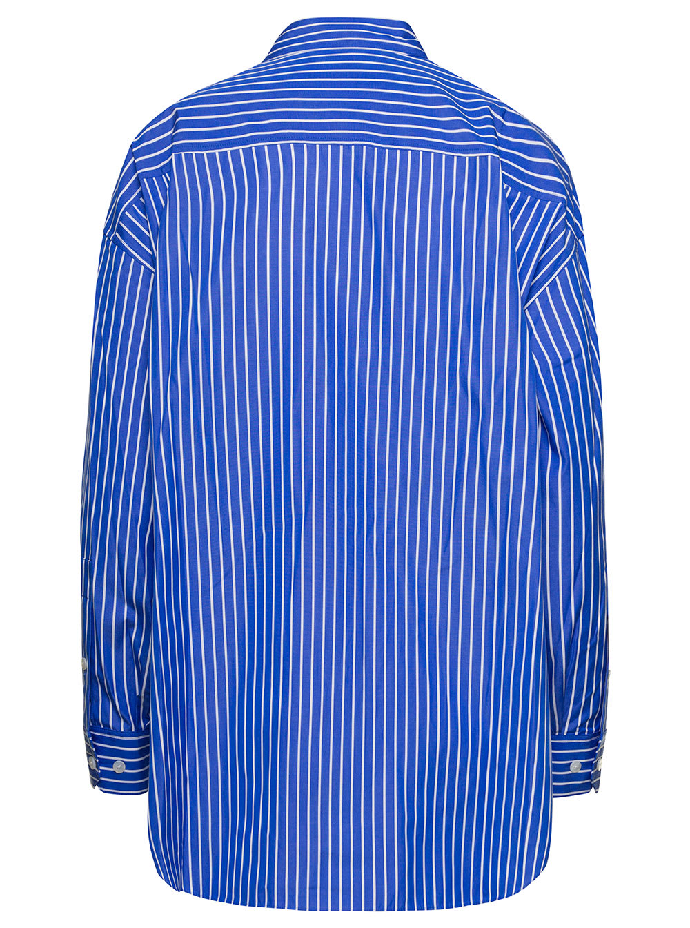 Shop Theory Oversized Shirt In Blue