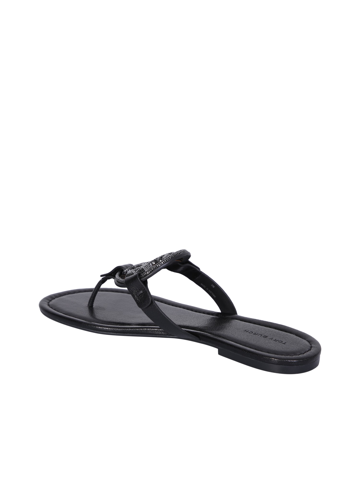 Shop Tory Burch Miller Pavã© Sandals In Black