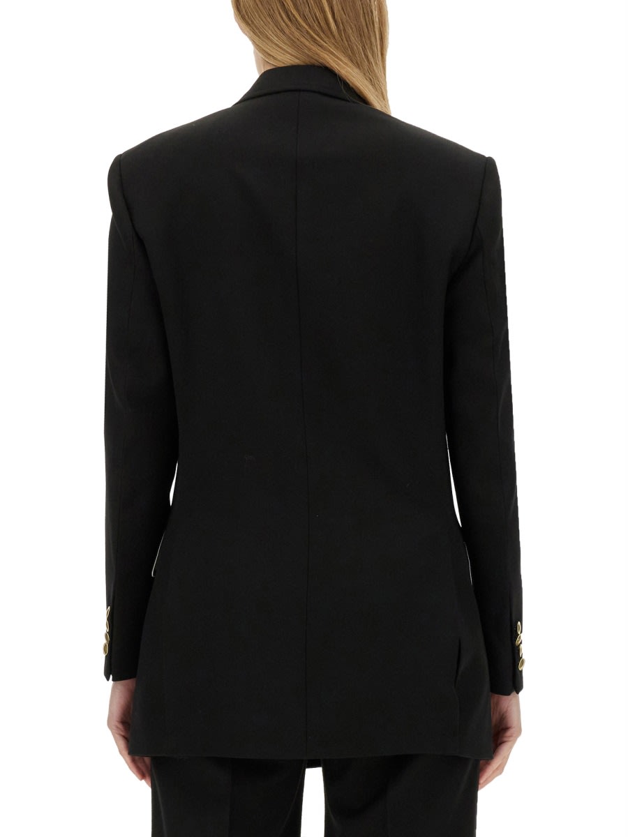 Shop Victoria Beckham Double-breasted Jacket In Black