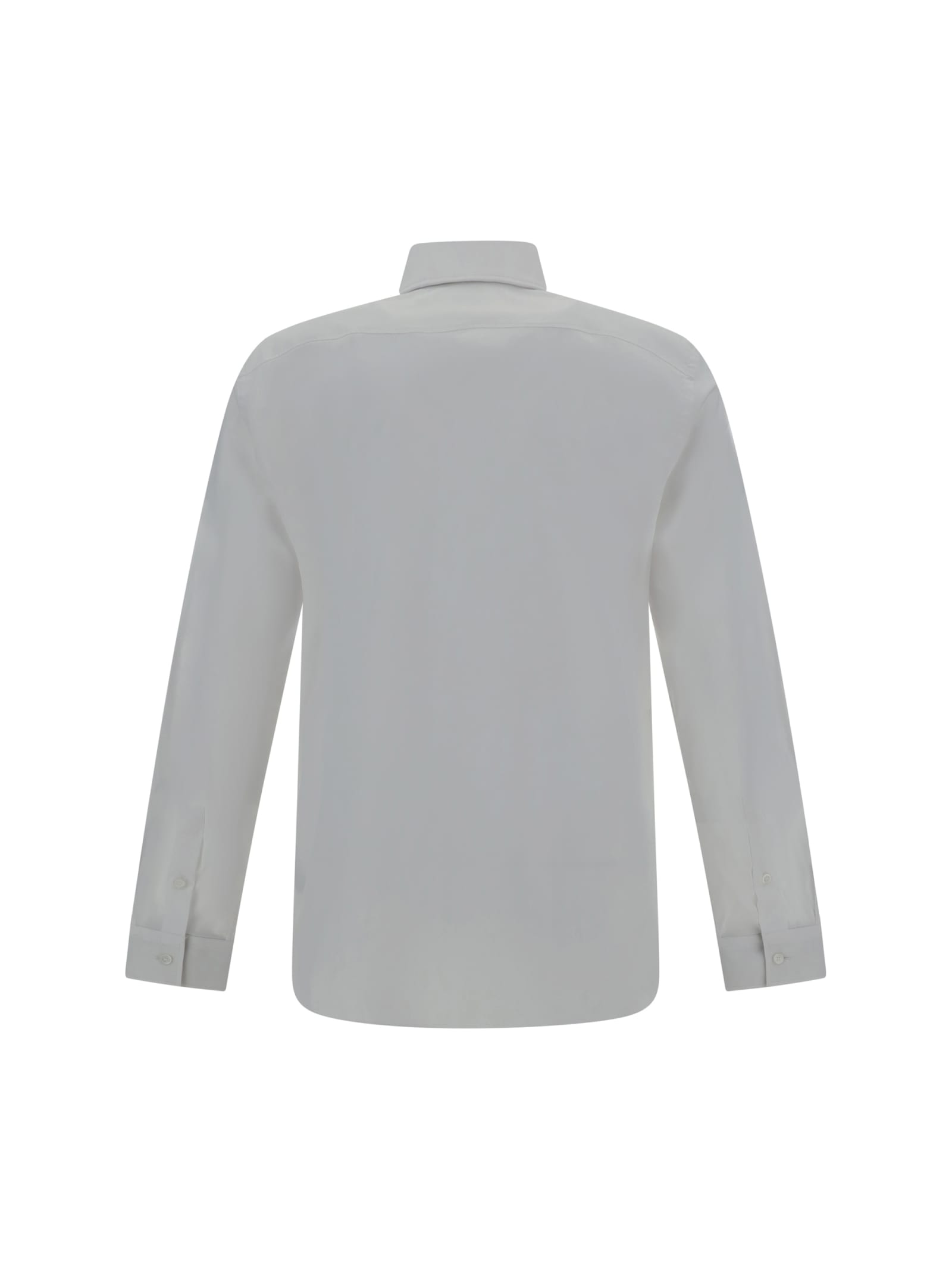 Shop Burberry Sherfield Shirt In White Cotton