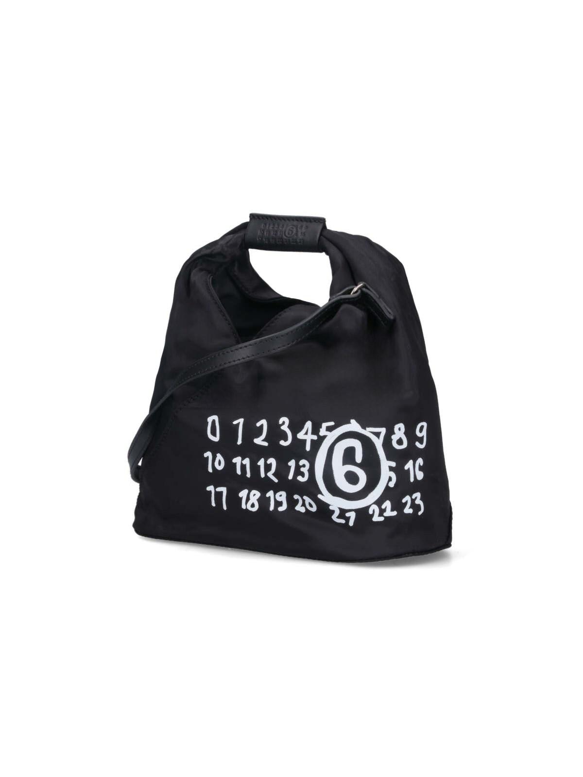 Shop Mm6 Maison Margiela Japanese Small Tote Bag In Black