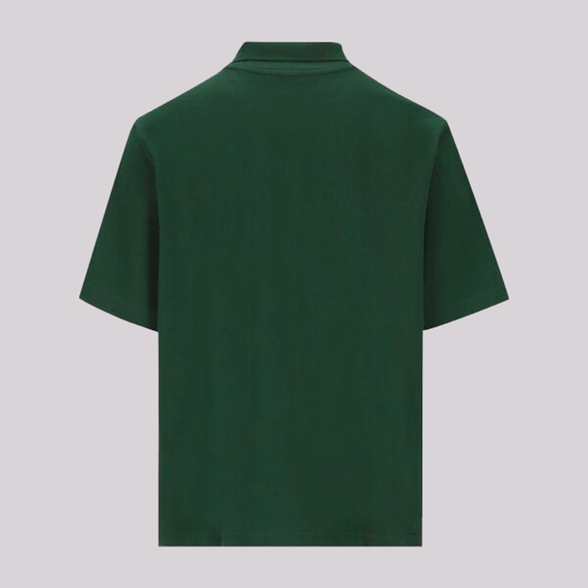 Shop Burberry Green Cotton Polo Shirt In Ivy