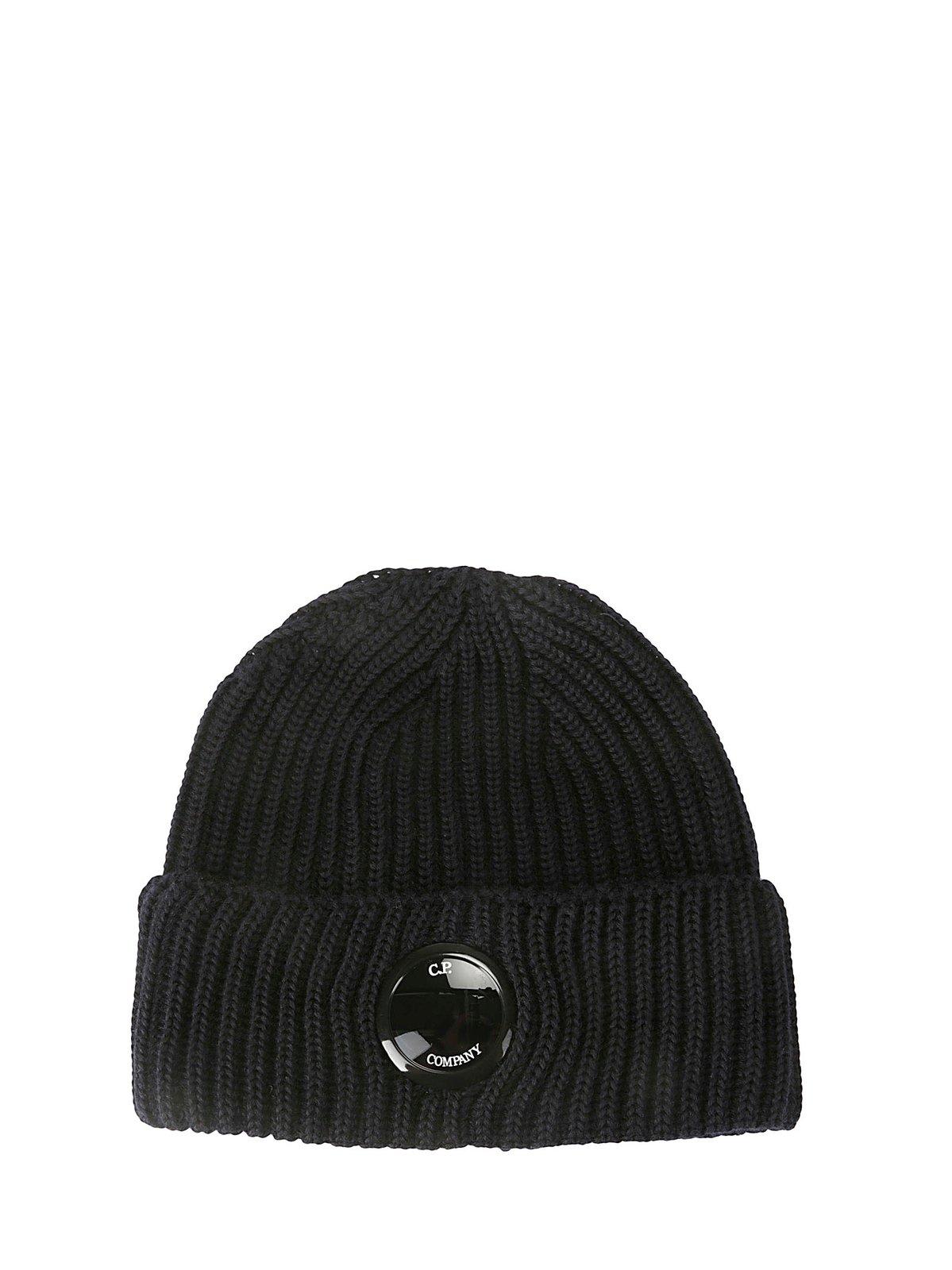 C. P. Company Lens Detailed Turn-up Hem Beanie